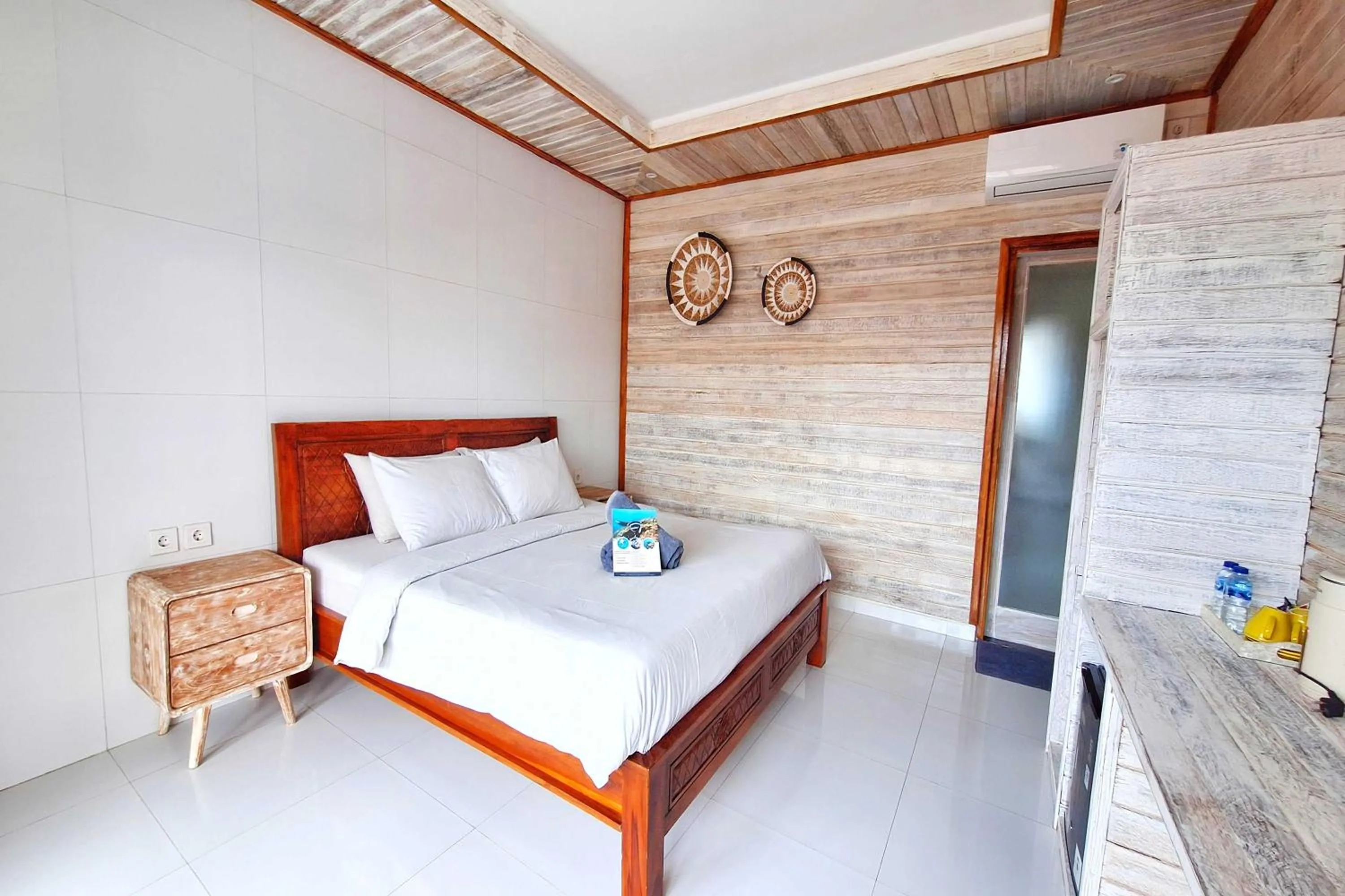 Bed in The Beach Huts Lembongan