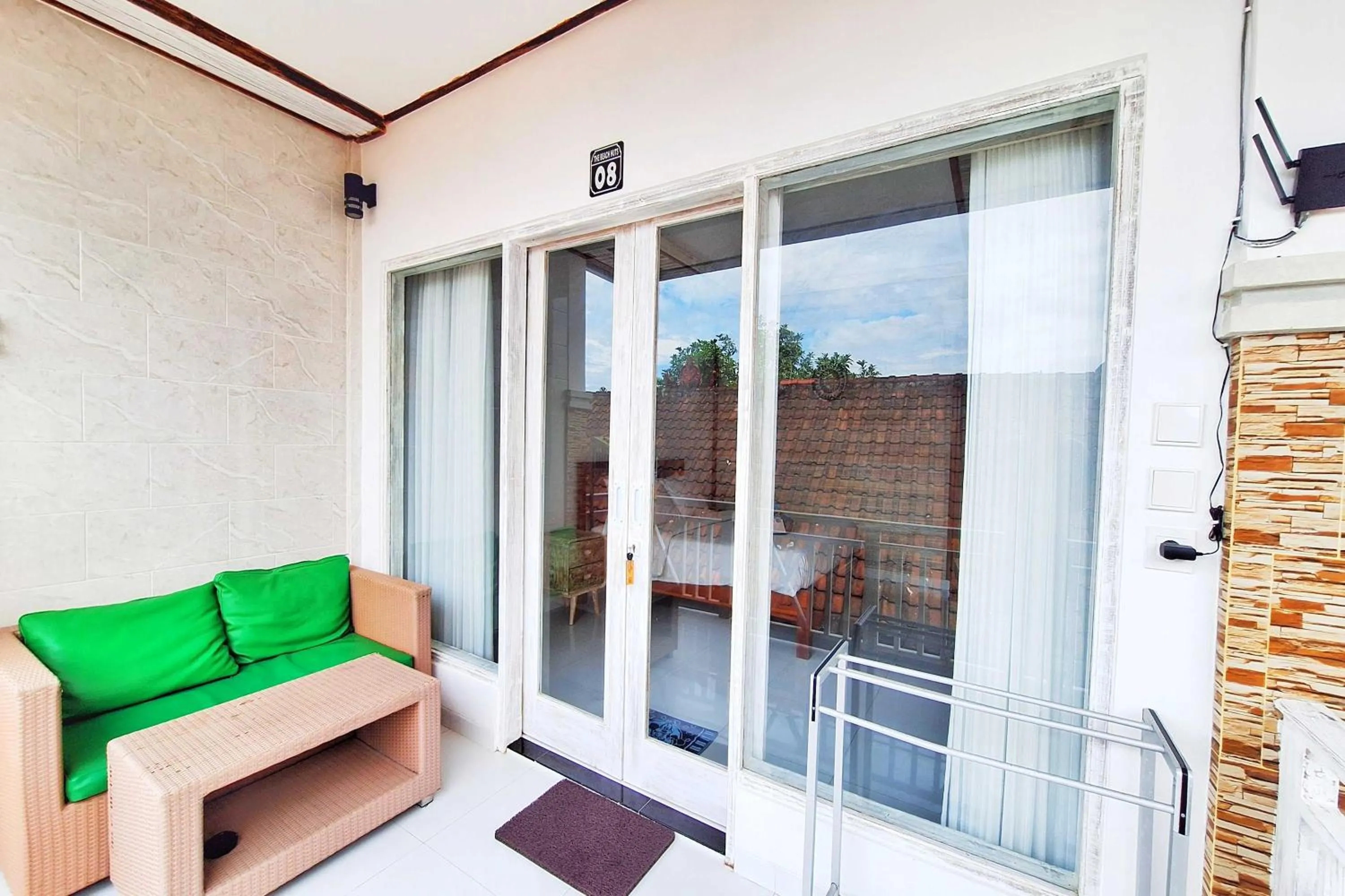 Balcony/Terrace in The Beach Huts Lembongan
