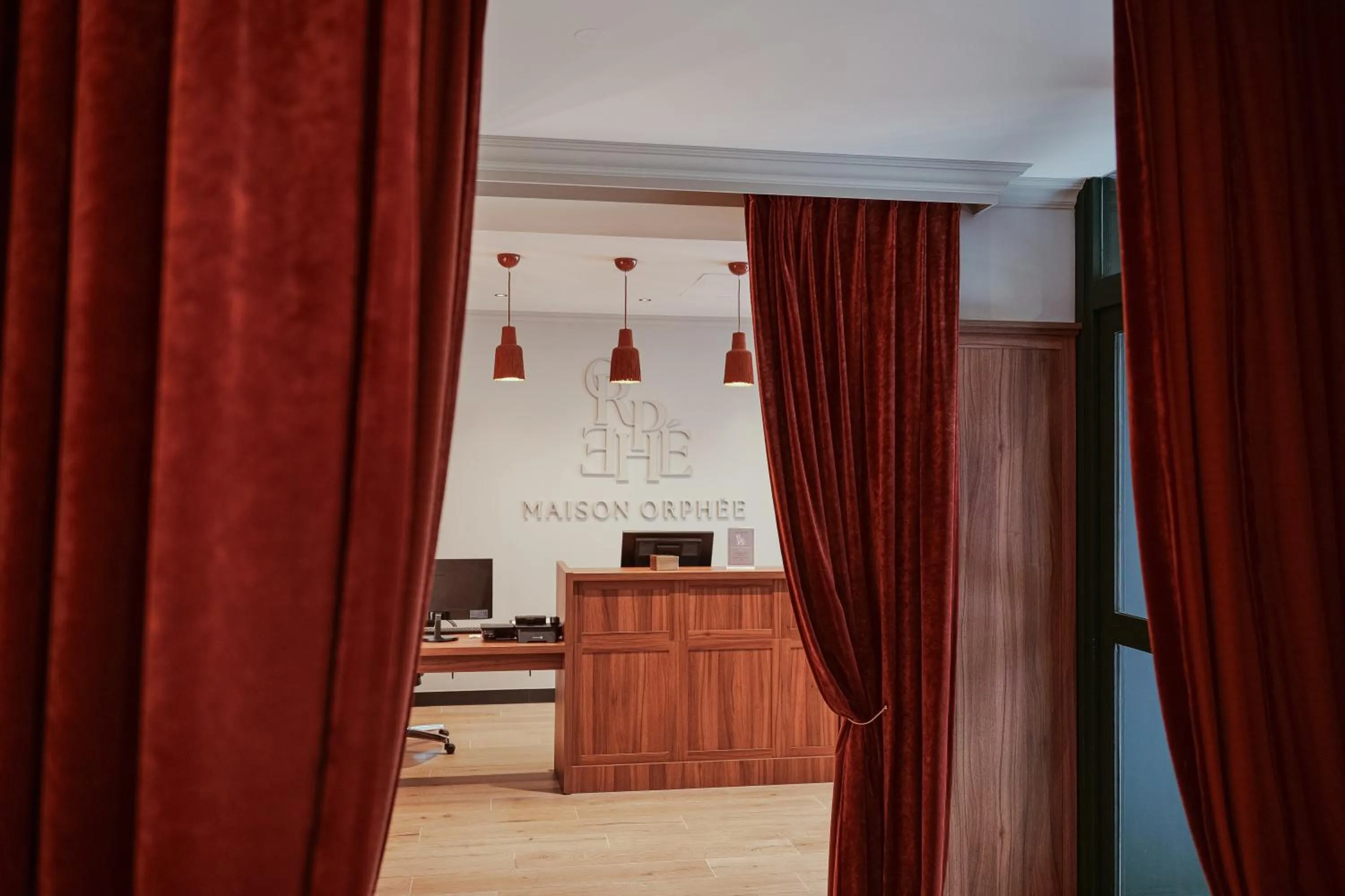 Lobby or reception in Maison Orphée