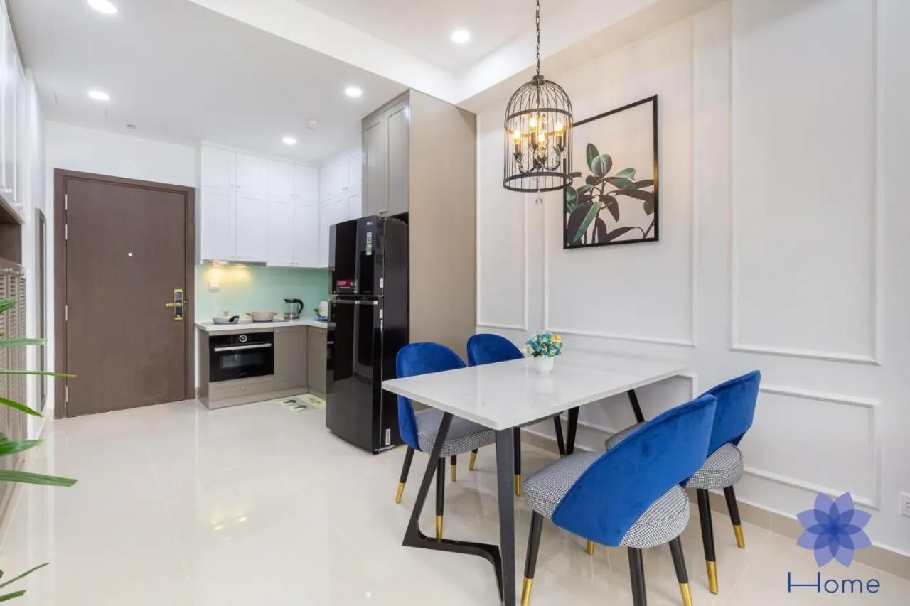 Living room in iHome Furnished Apartments with Free Gym & Pool, Airport Pick-Up Service