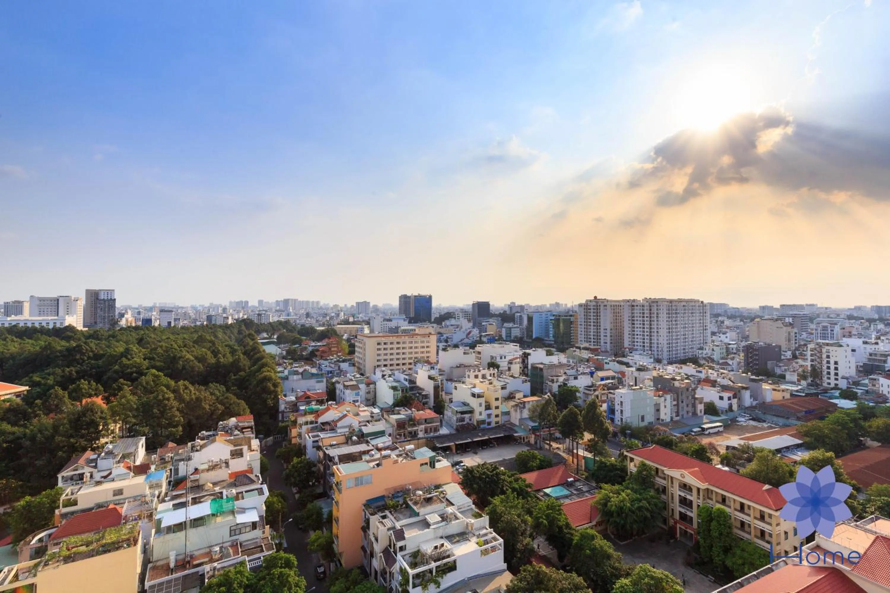 City view in iHome Furnished Apartments with Free Gym & Pool, Airport Pick-Up Service