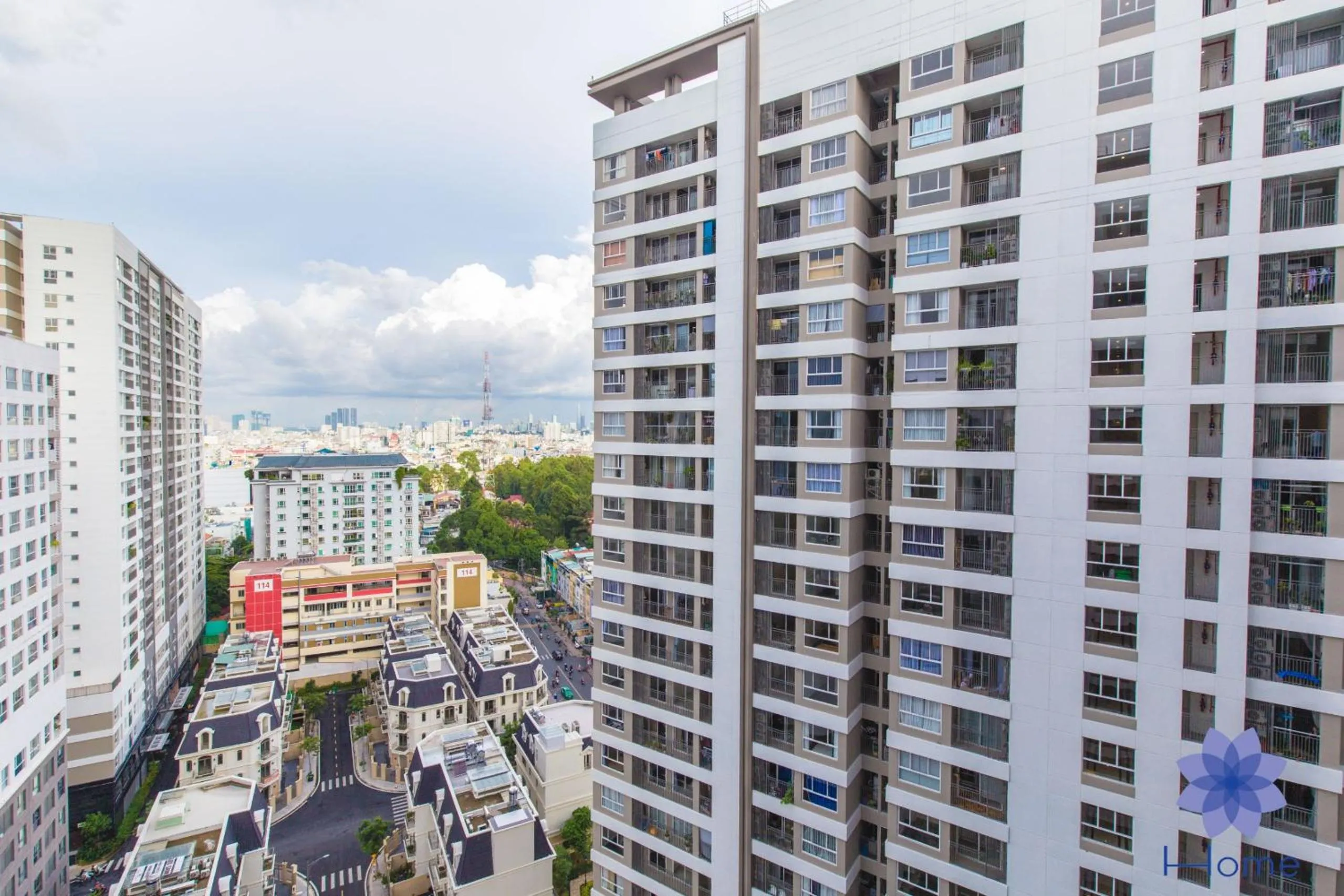 City view in iHome Furnished Apartments with Free Gym & Pool, Airport Pick-Up Service