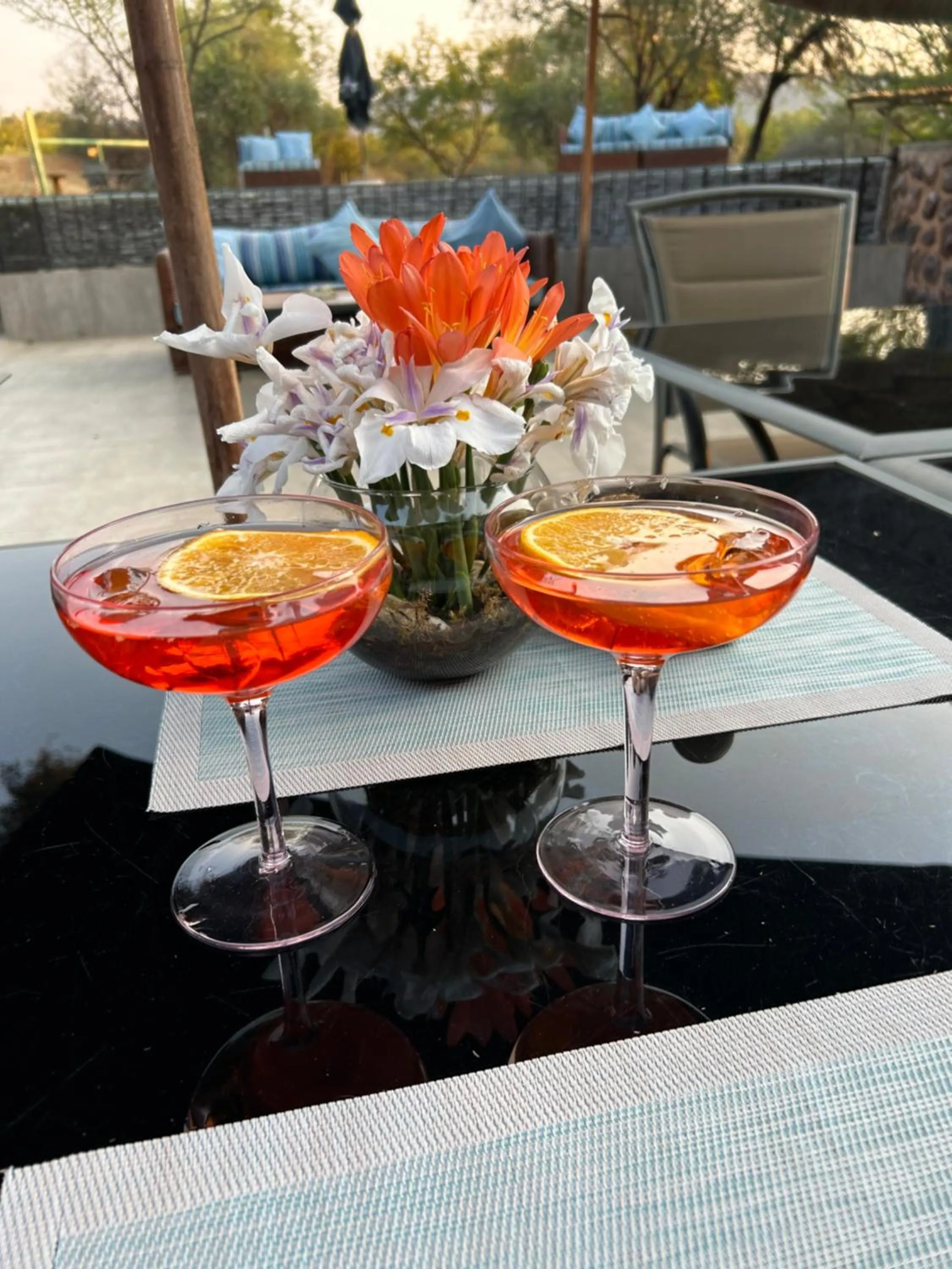 Patio in Tidimalo Lodge