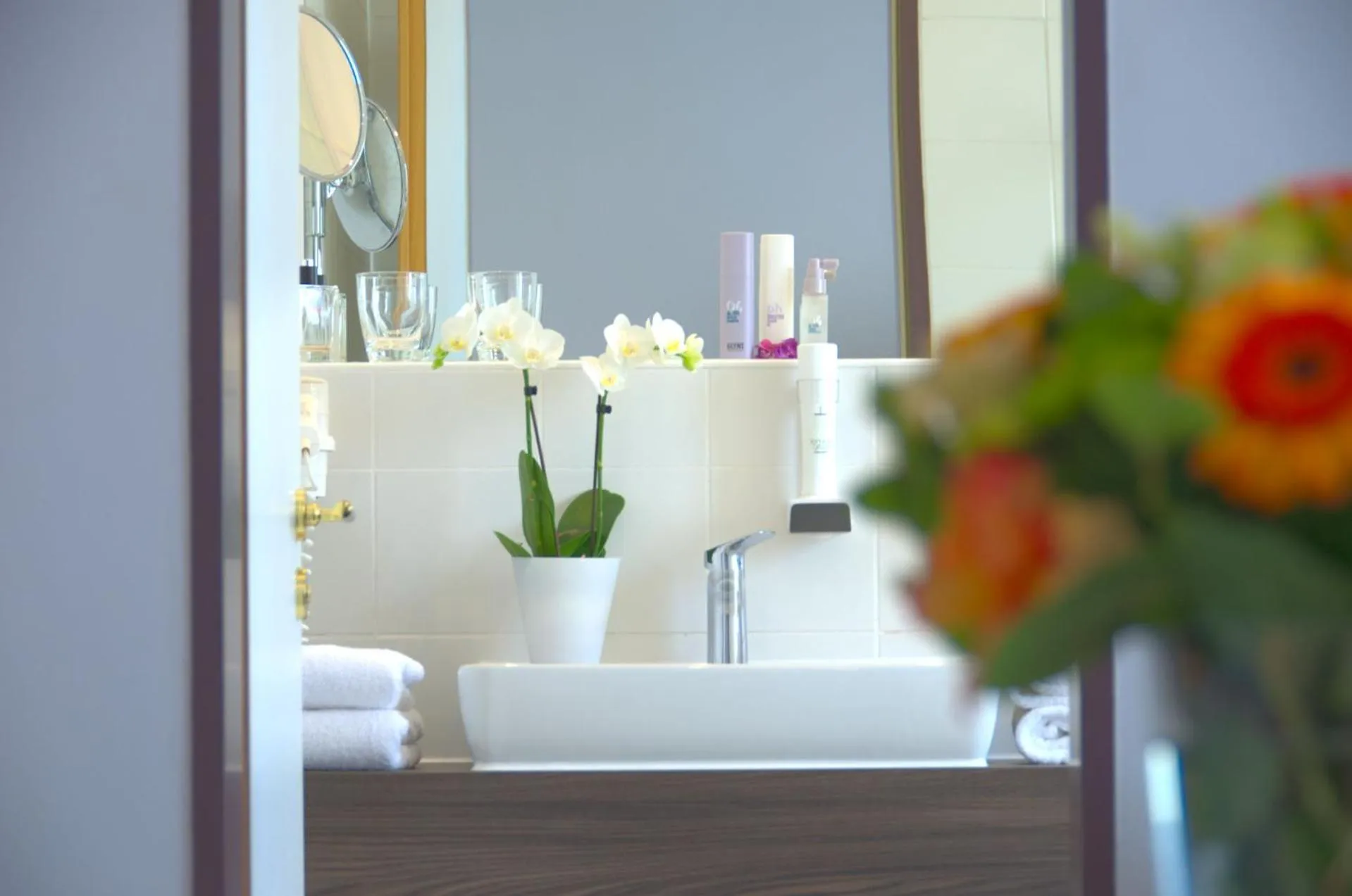 Bathroom in Lizz Hotel Munich