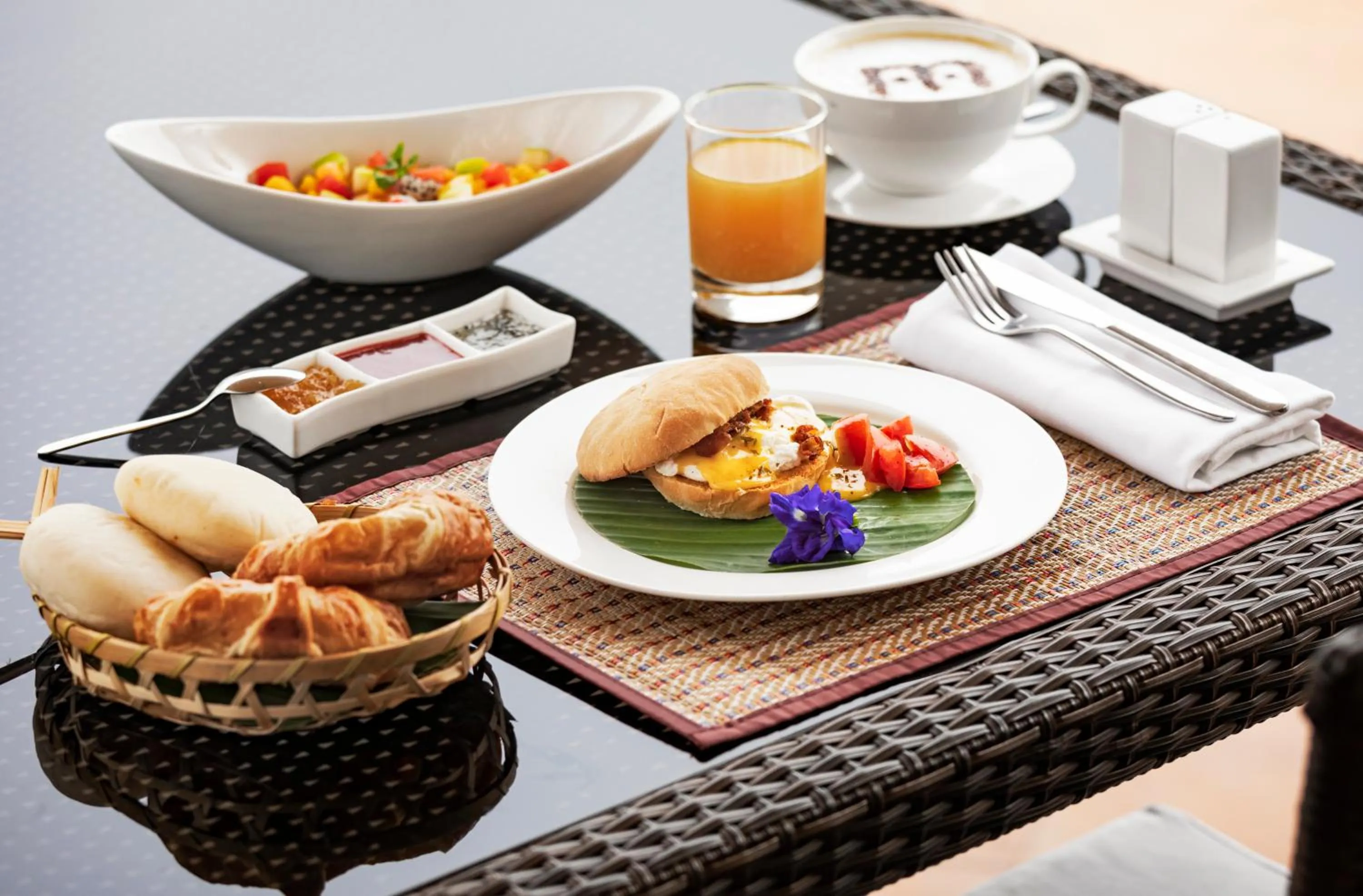 Breakfast in Pimali Resort & Training Centre