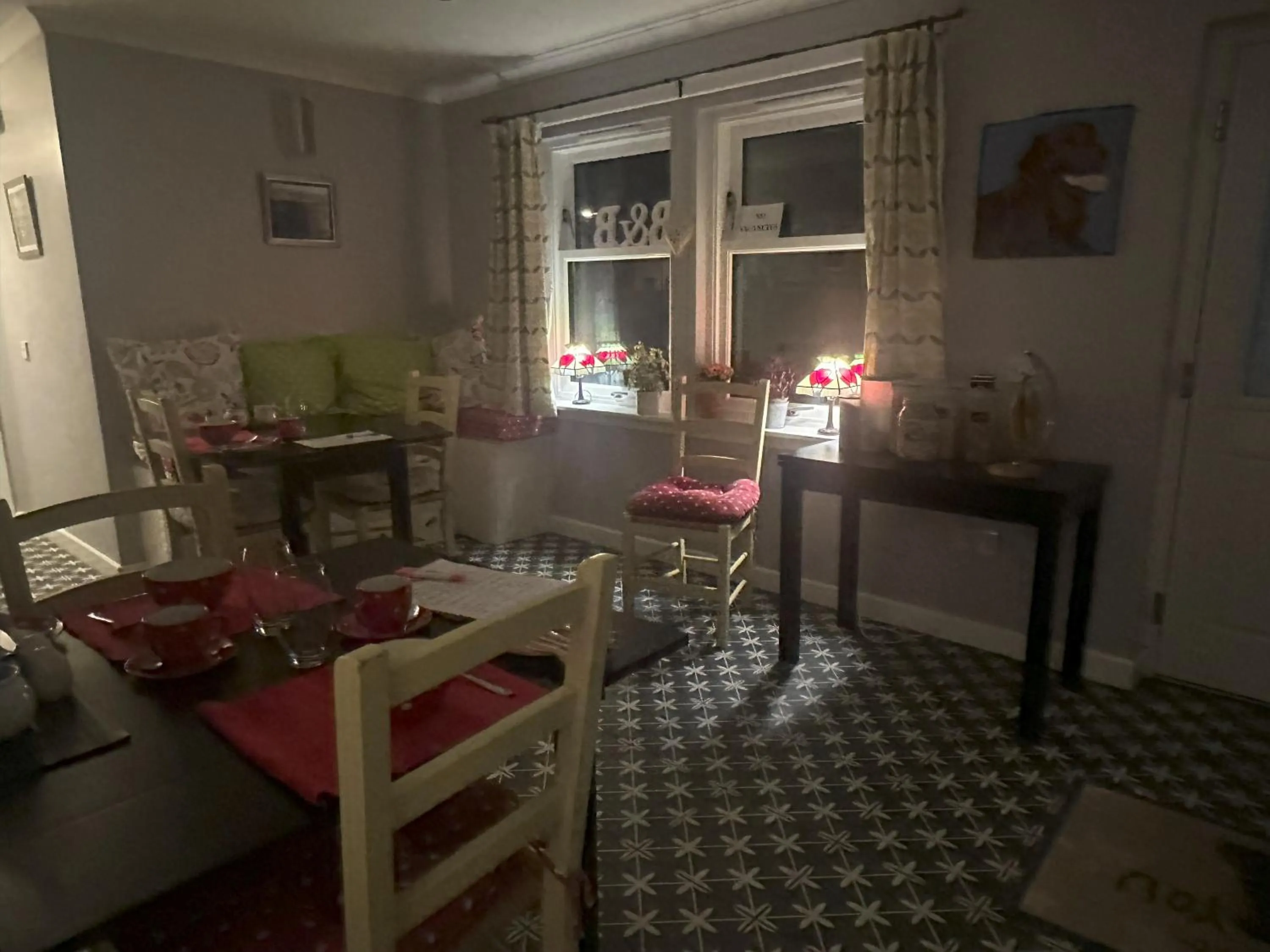 Dining area in Saorsa House Culross