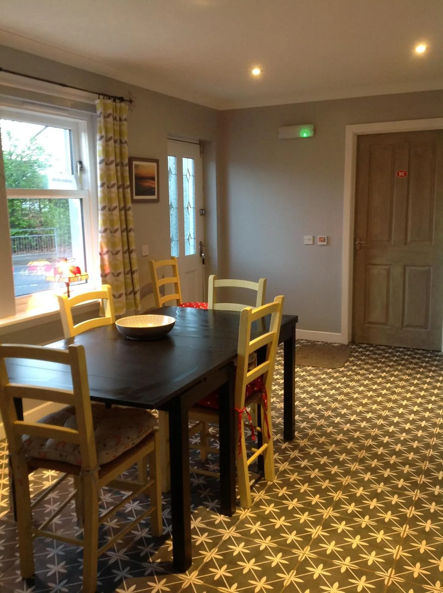 Dining area in Saorsa House Culross