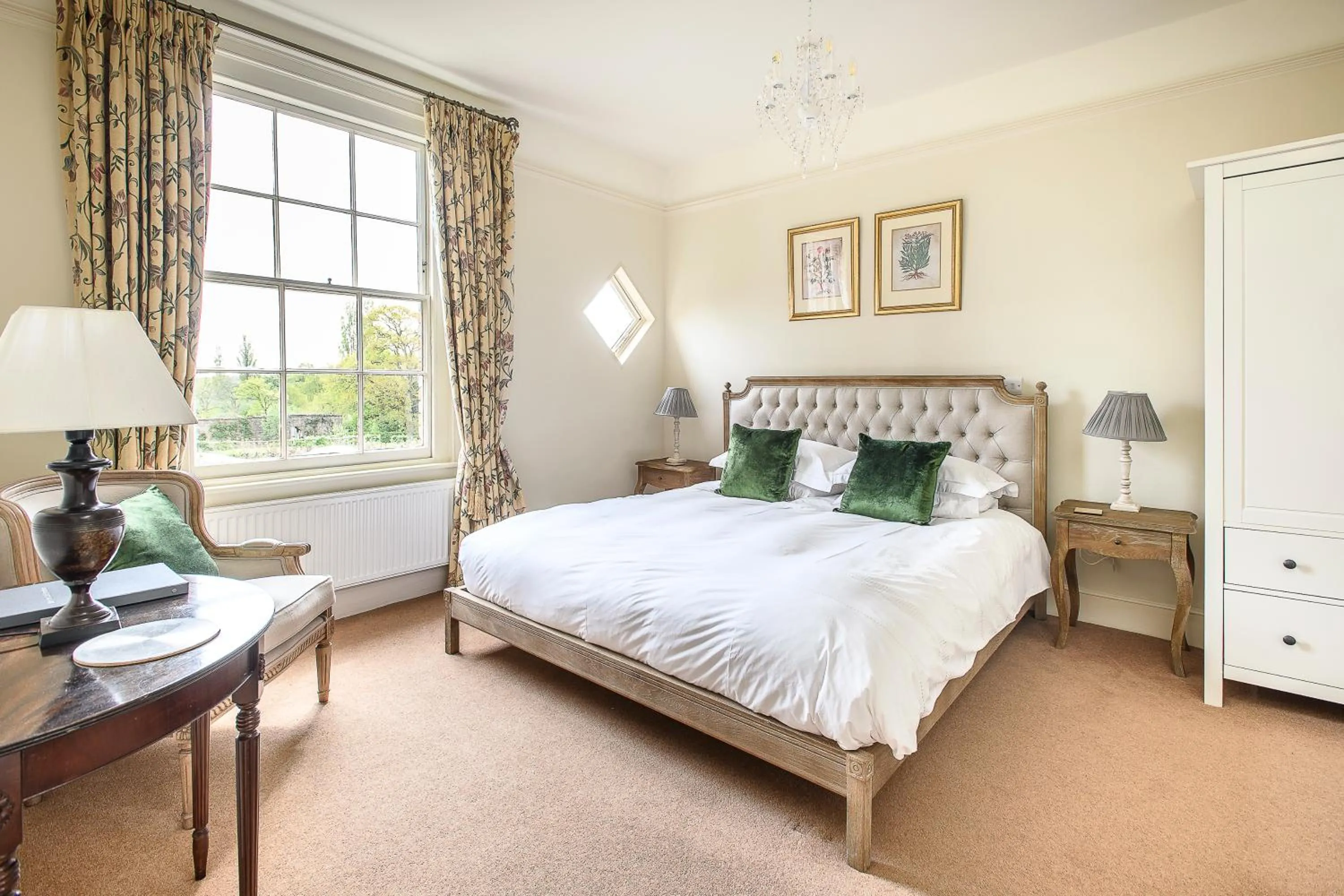 Bed in Sissinghurst Castle Farmhouse
