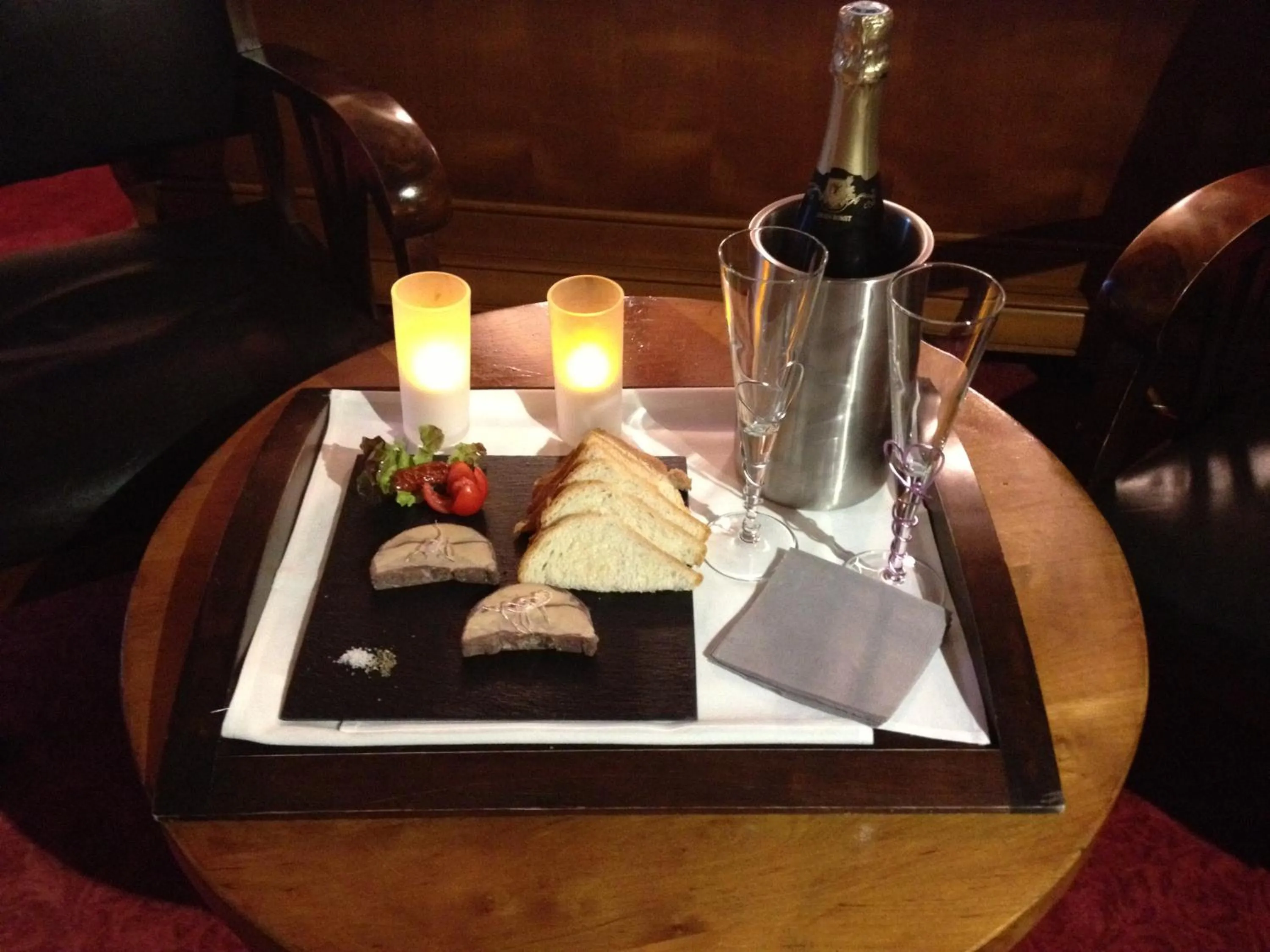 Food close-up in Logis Hotel Oasis