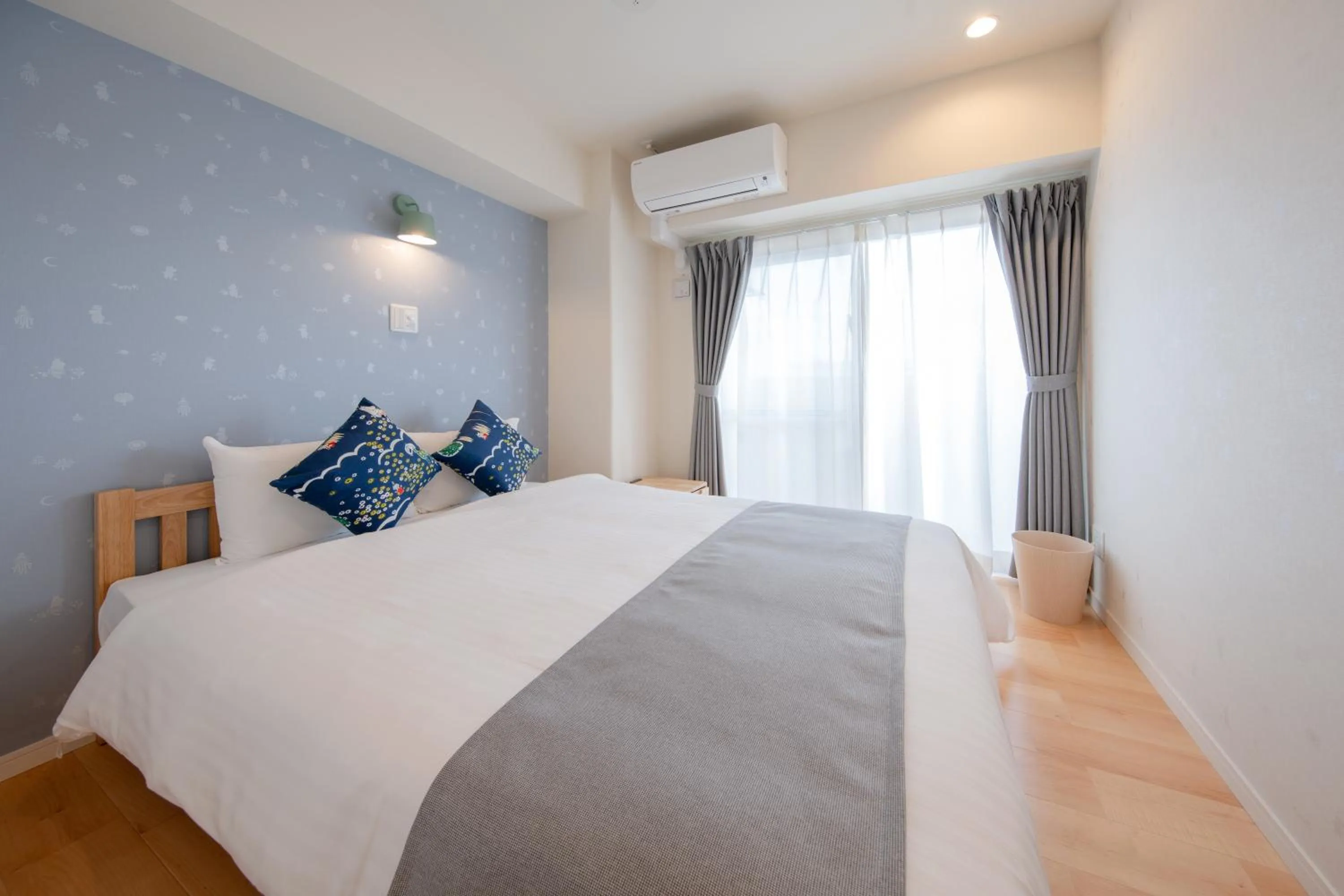 Bed in Hotel Haabesu Okinawa