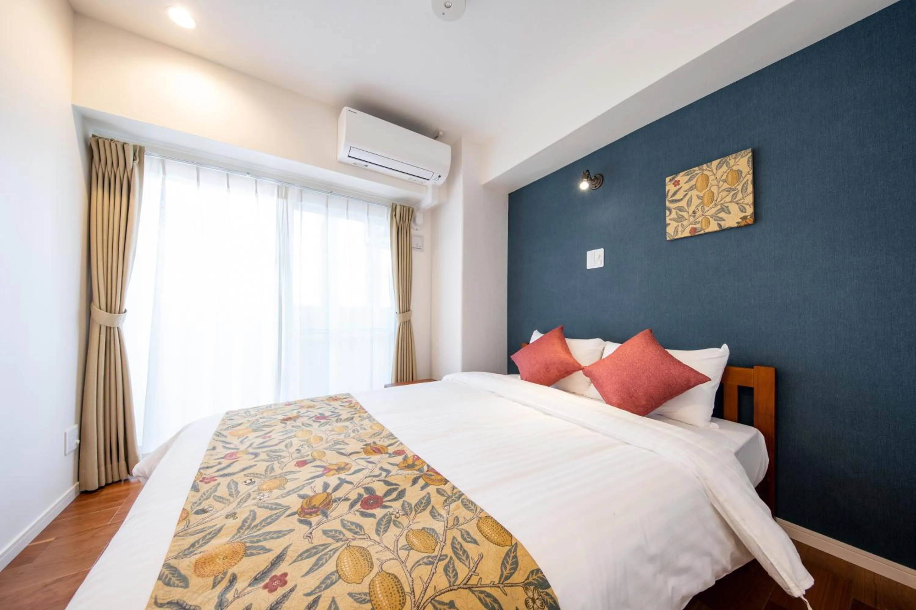 Bed in Hotel Haabesu Okinawa