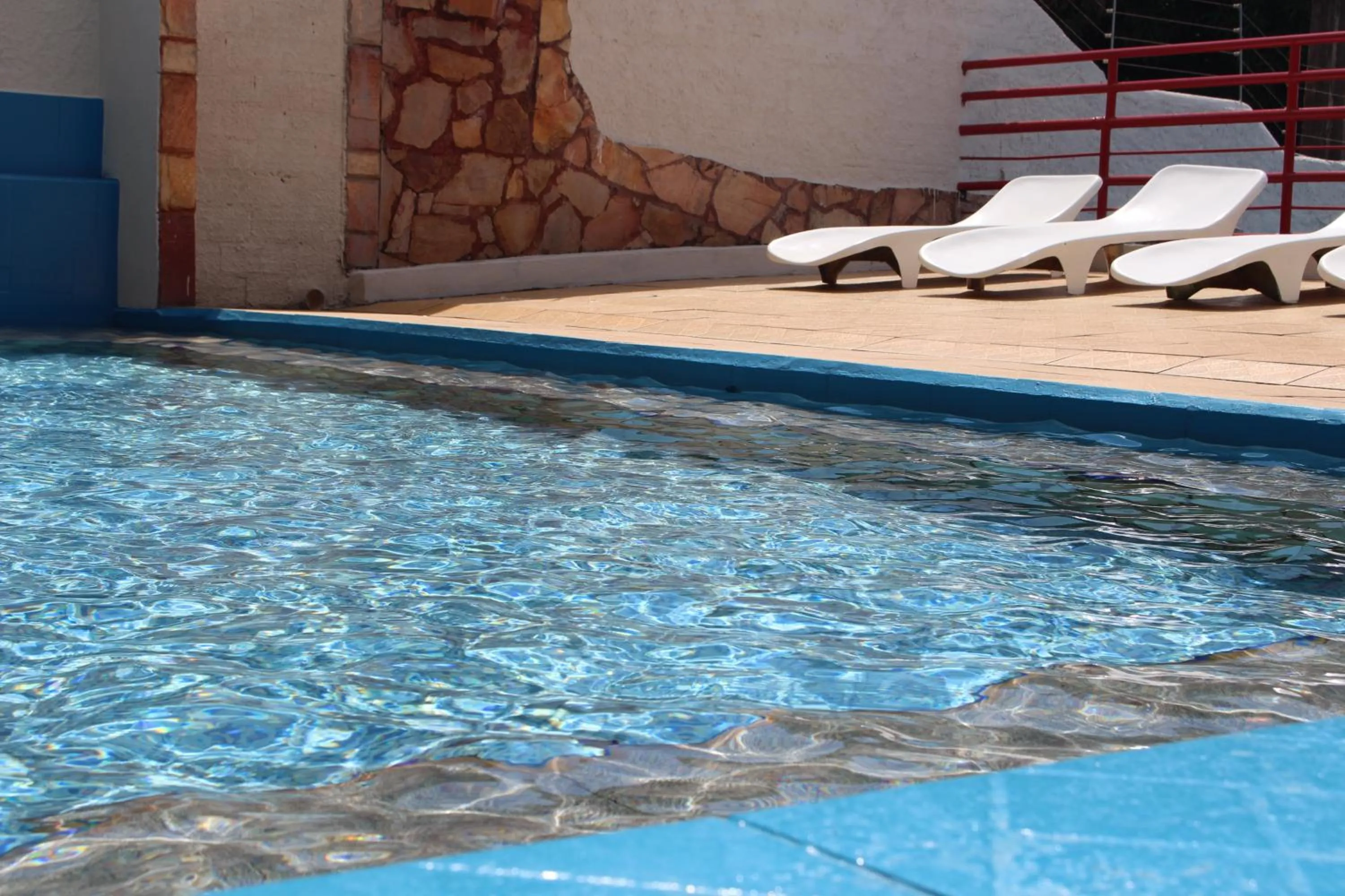 Pool view in Bica Pau Hotel