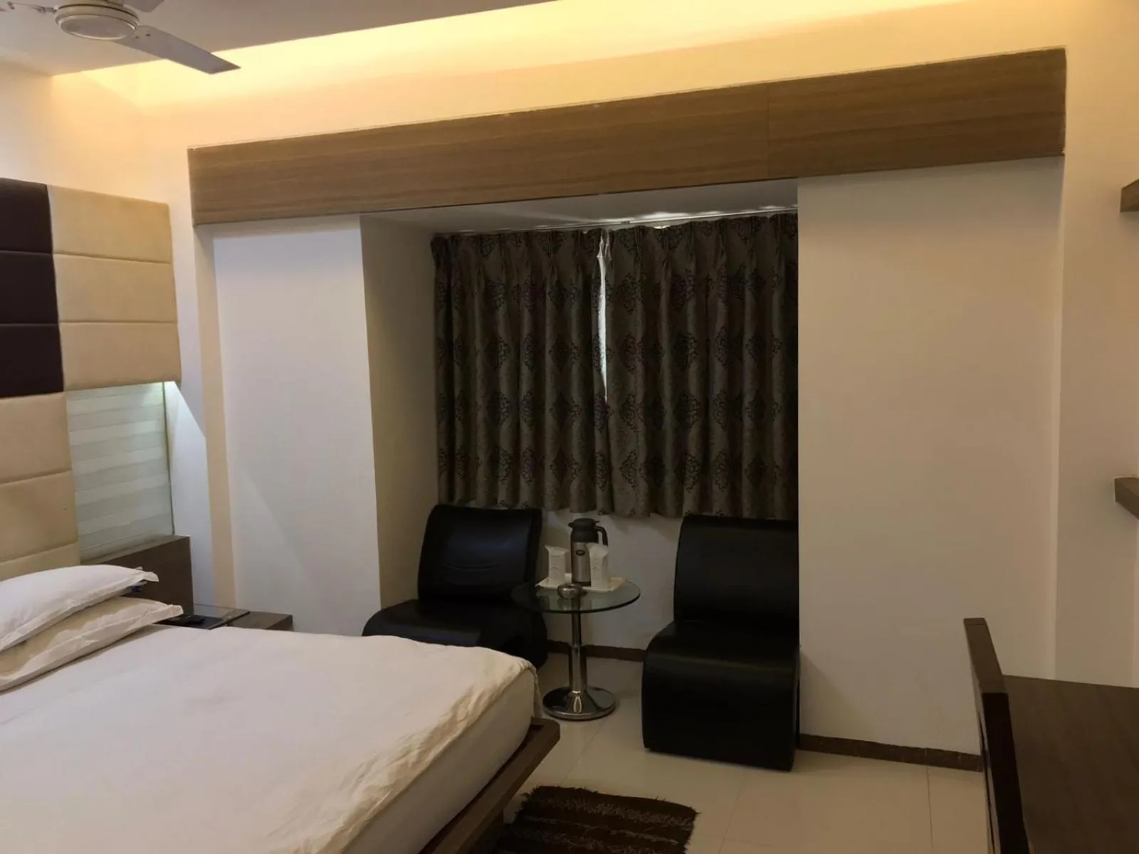 Bed in Pearl Hotel & Banquets Ahmedabad