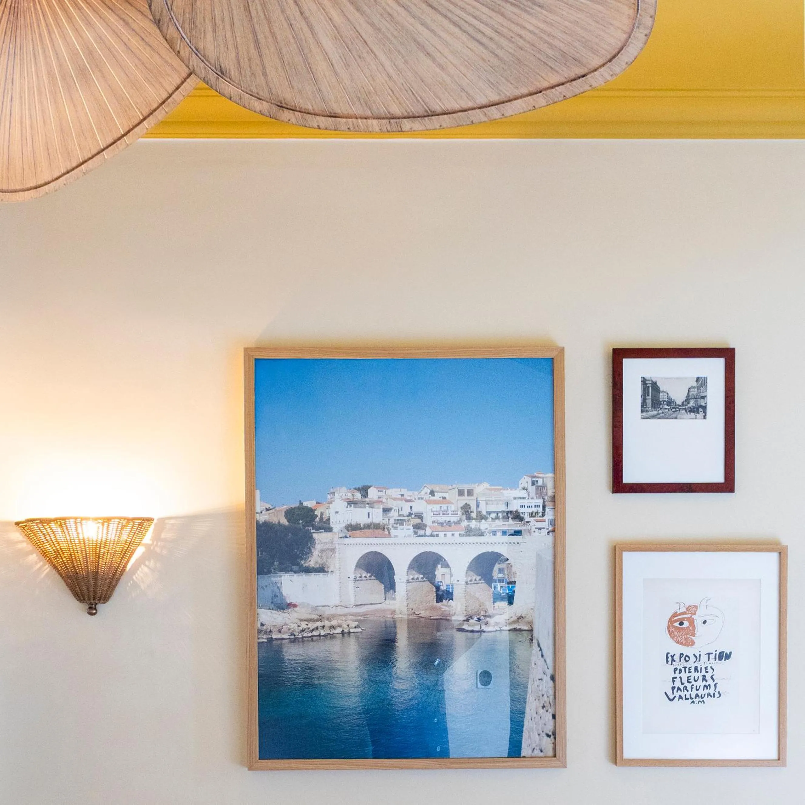 Decorative detail in Hôtel Amista Marseille - ancien Hôtel Saint Louis - Vieux Port