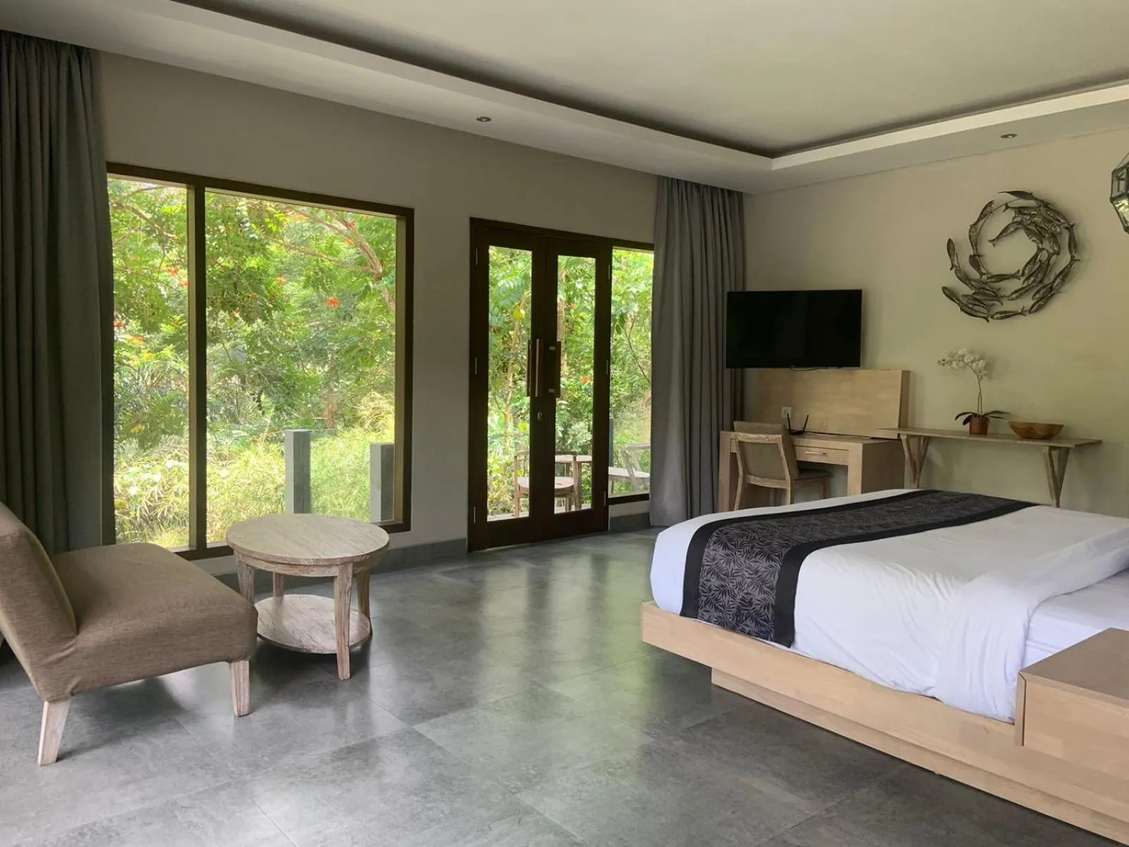 Communal lounge/ TV room, Bed in Ubud Hills Villas & Resort