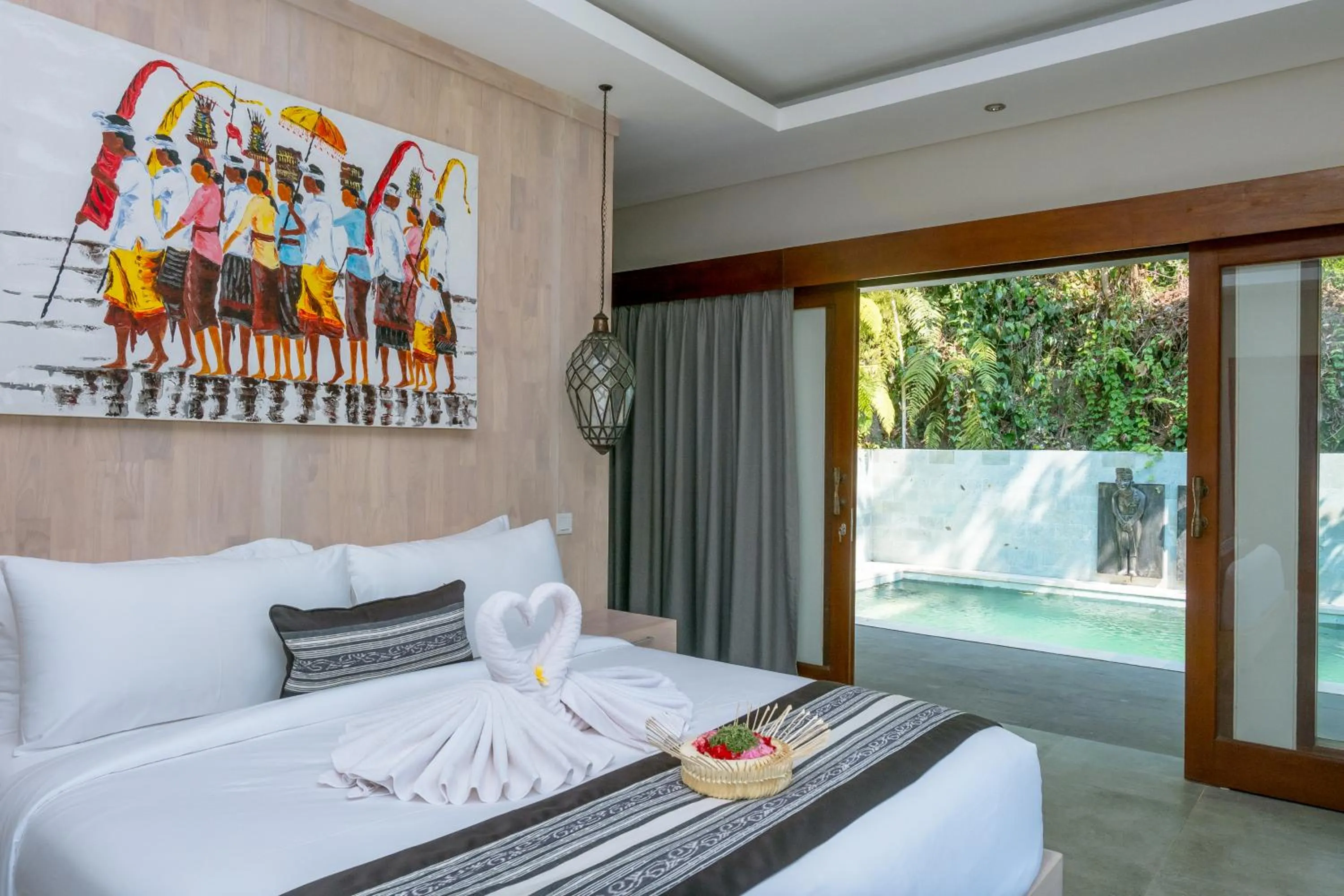 Bed in Ubud Hills Villas & Resort