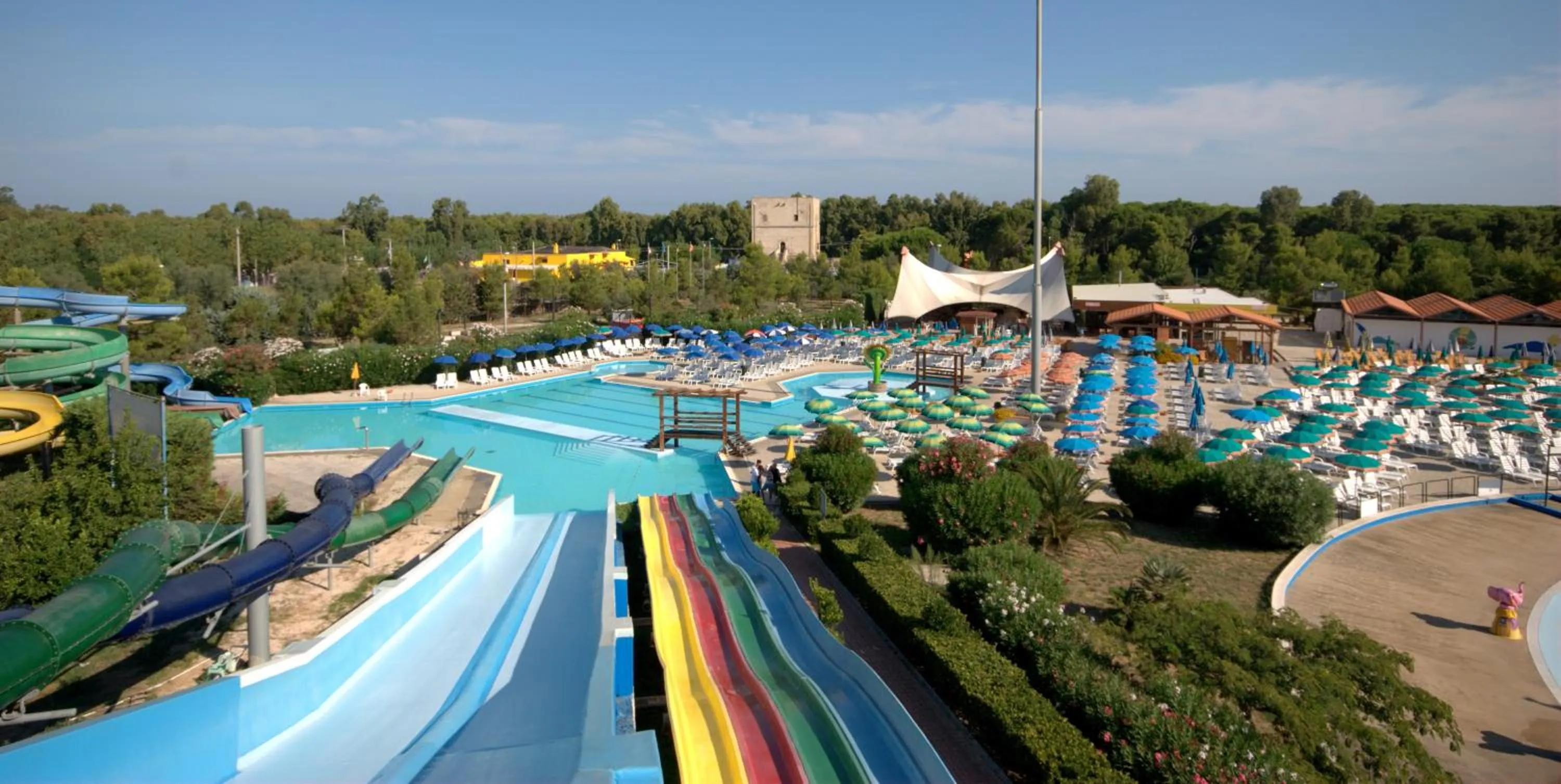 Aqua park, Water Park in Villaggio Albatros Resort