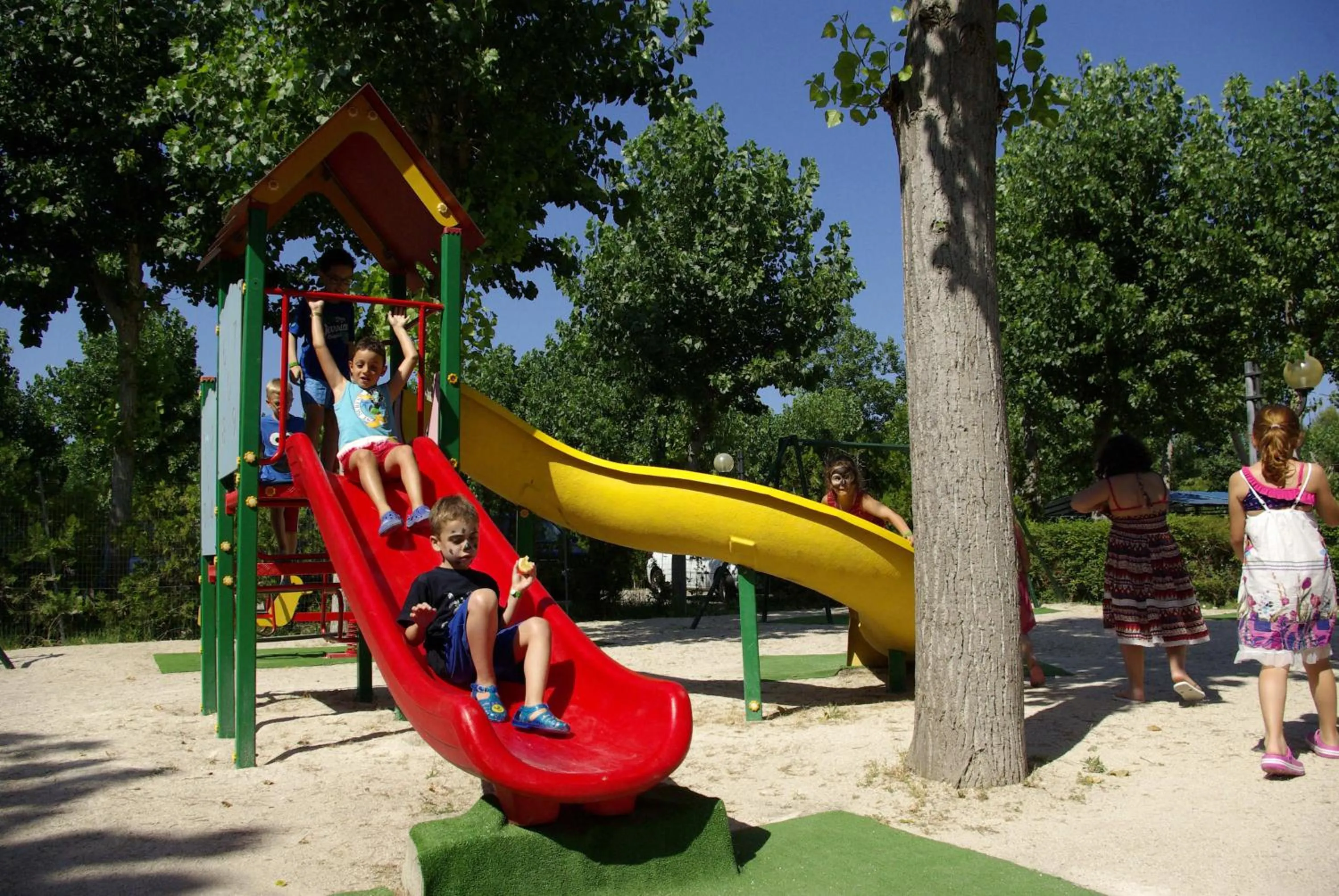 Children play ground, Water Park in Villaggio Albatros Resort