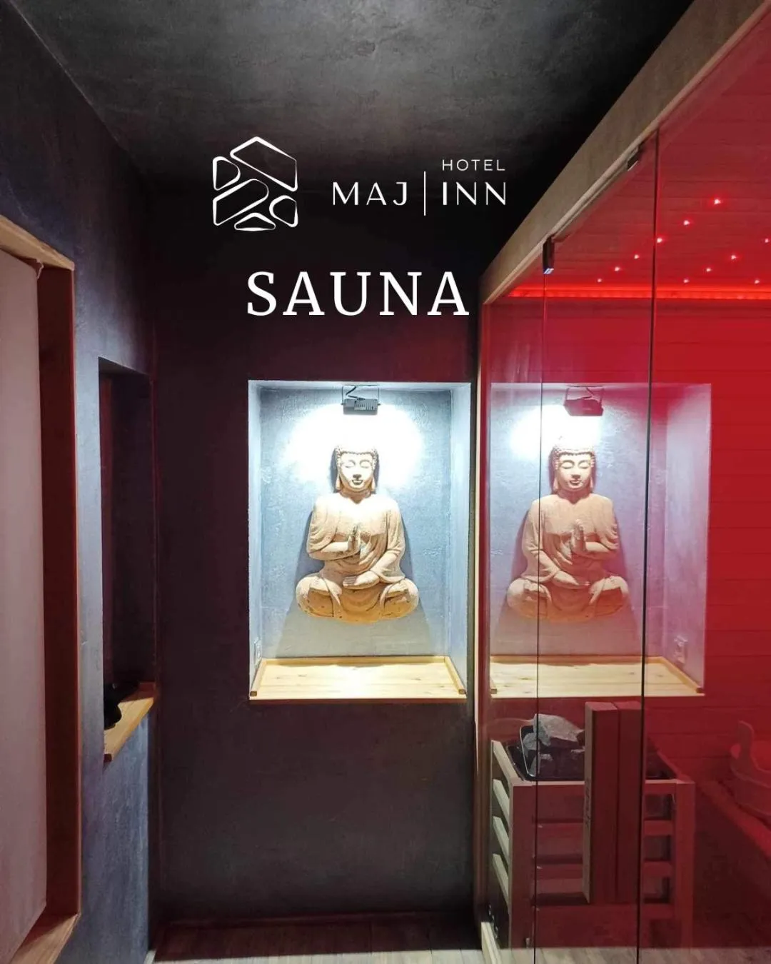 Sauna in Hotel Maj Inn