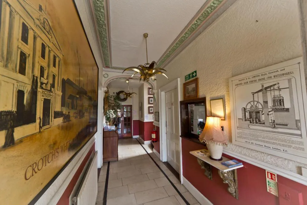 Lobby or reception in The White Hart Hotel
