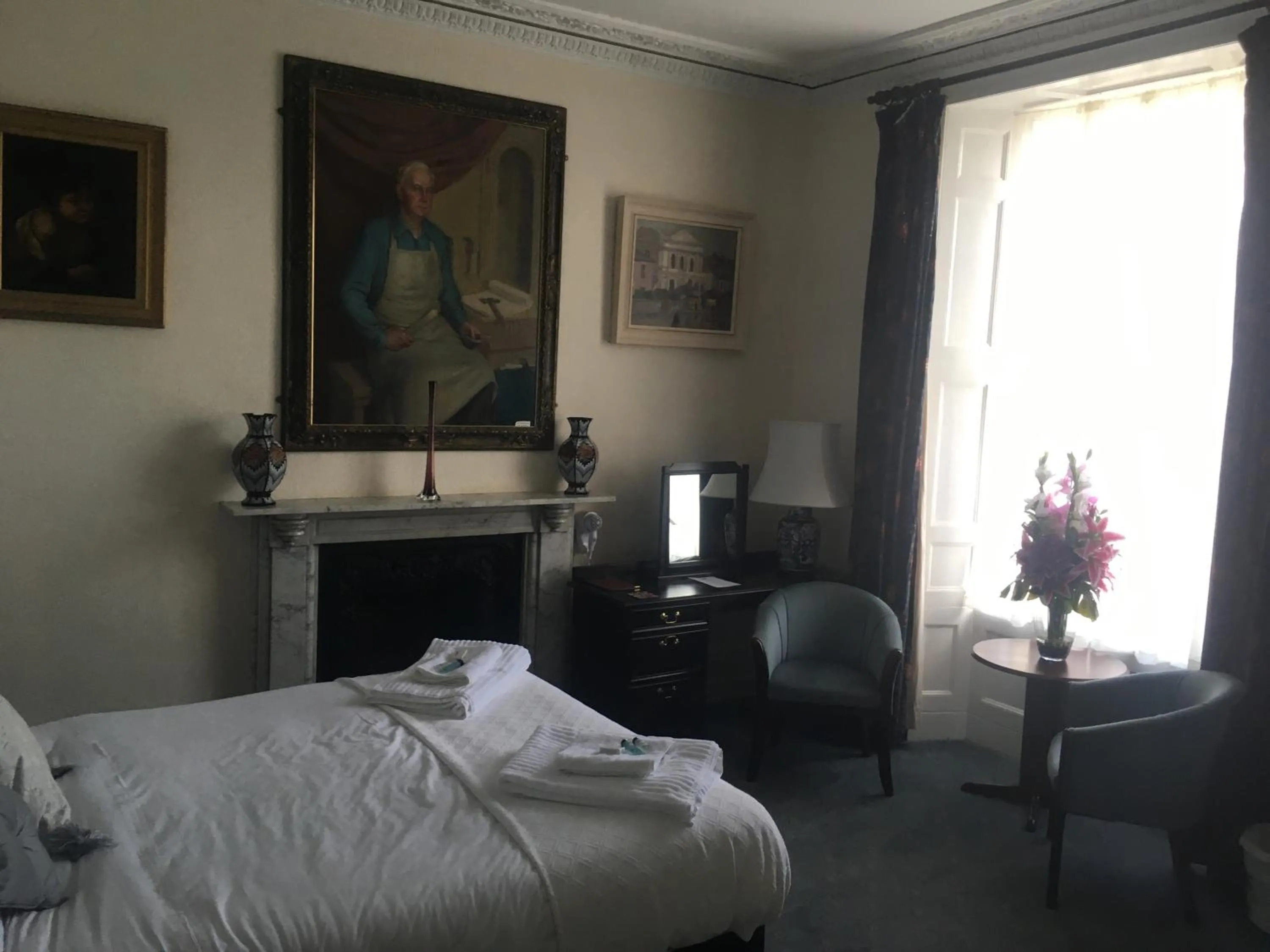 Bed in The White Hart Hotel