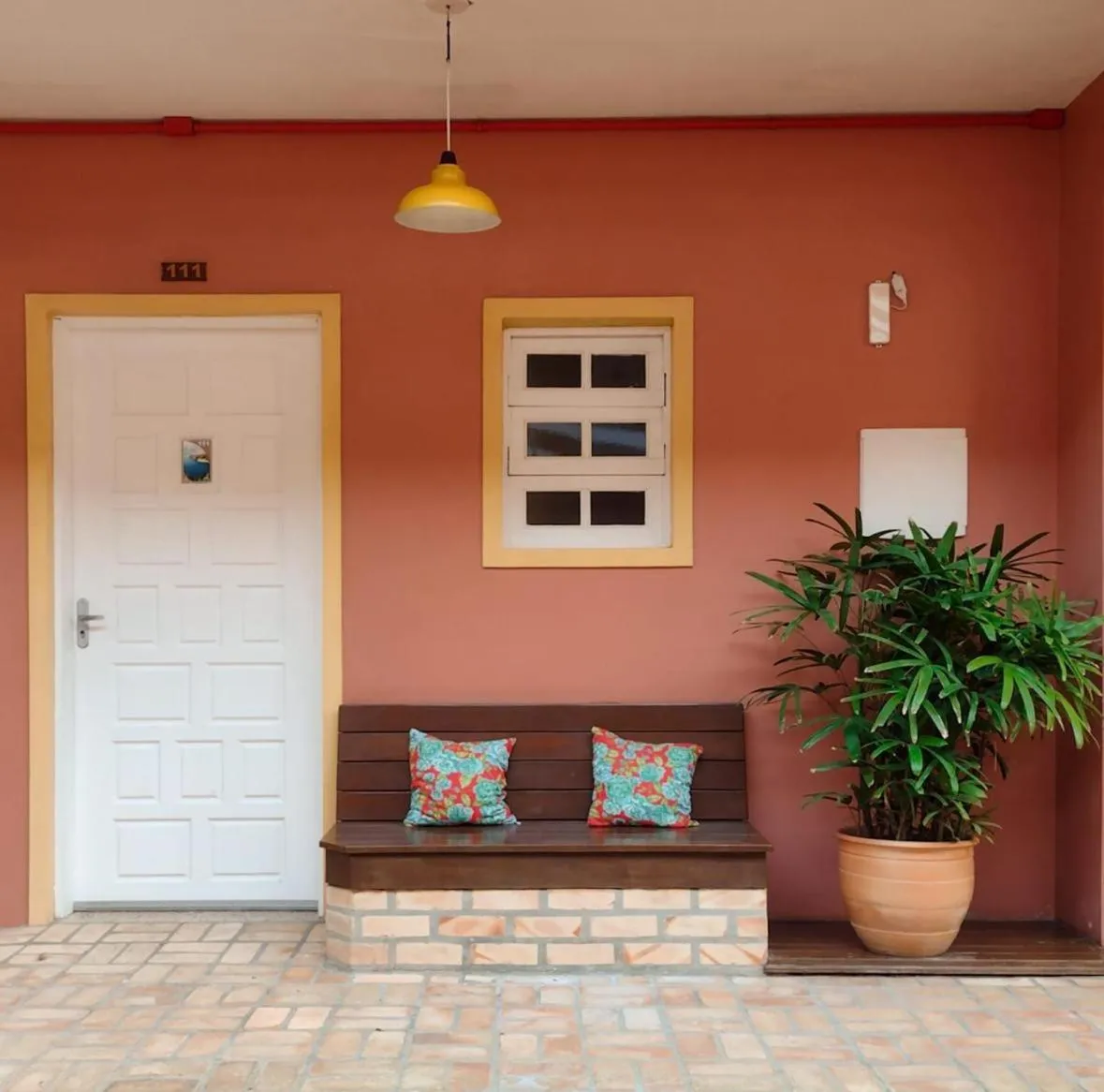 Inner courtyard view in Hotel Açoriano