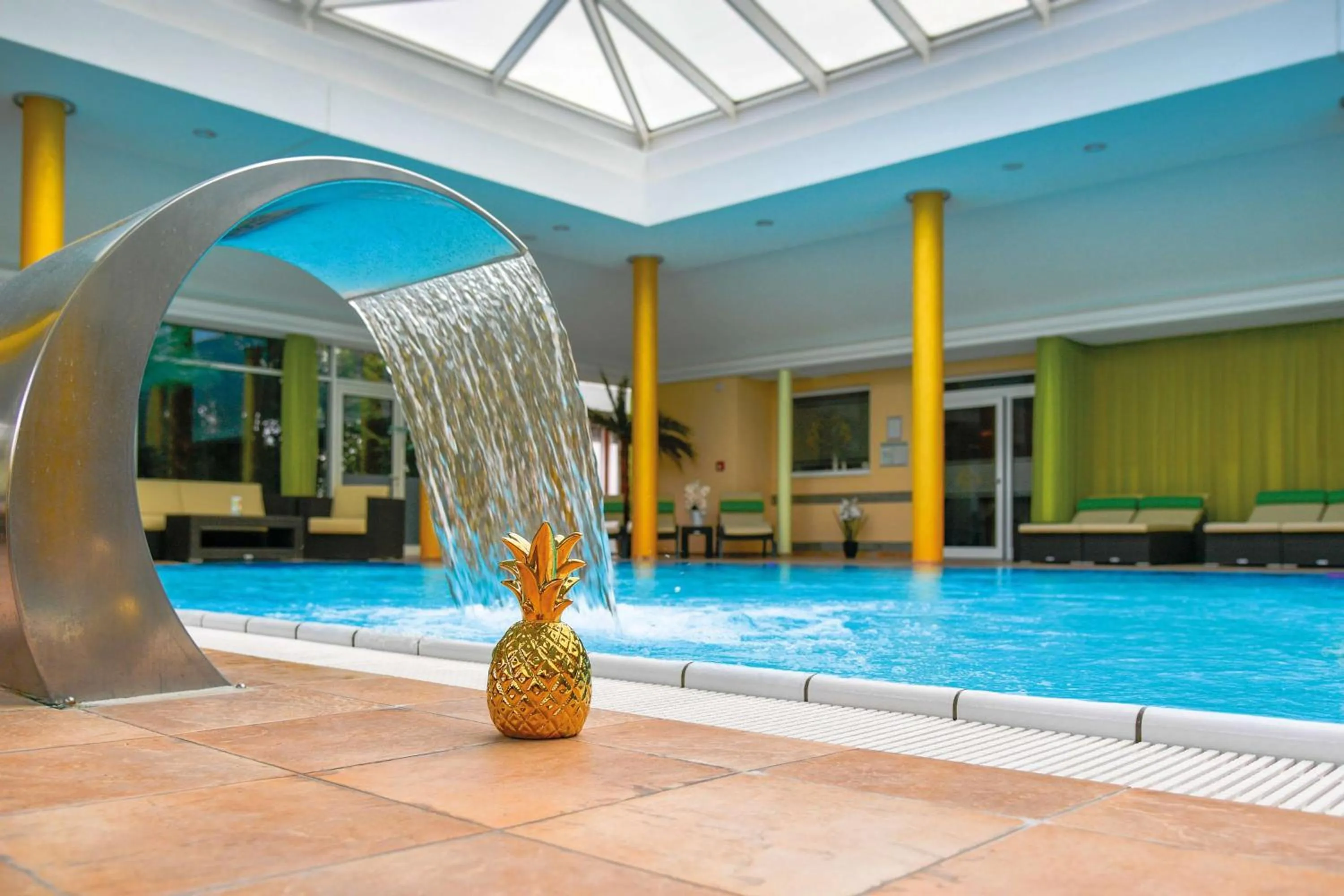 Pool view in Best Western Plus Parkhotel & Spa Cottbus