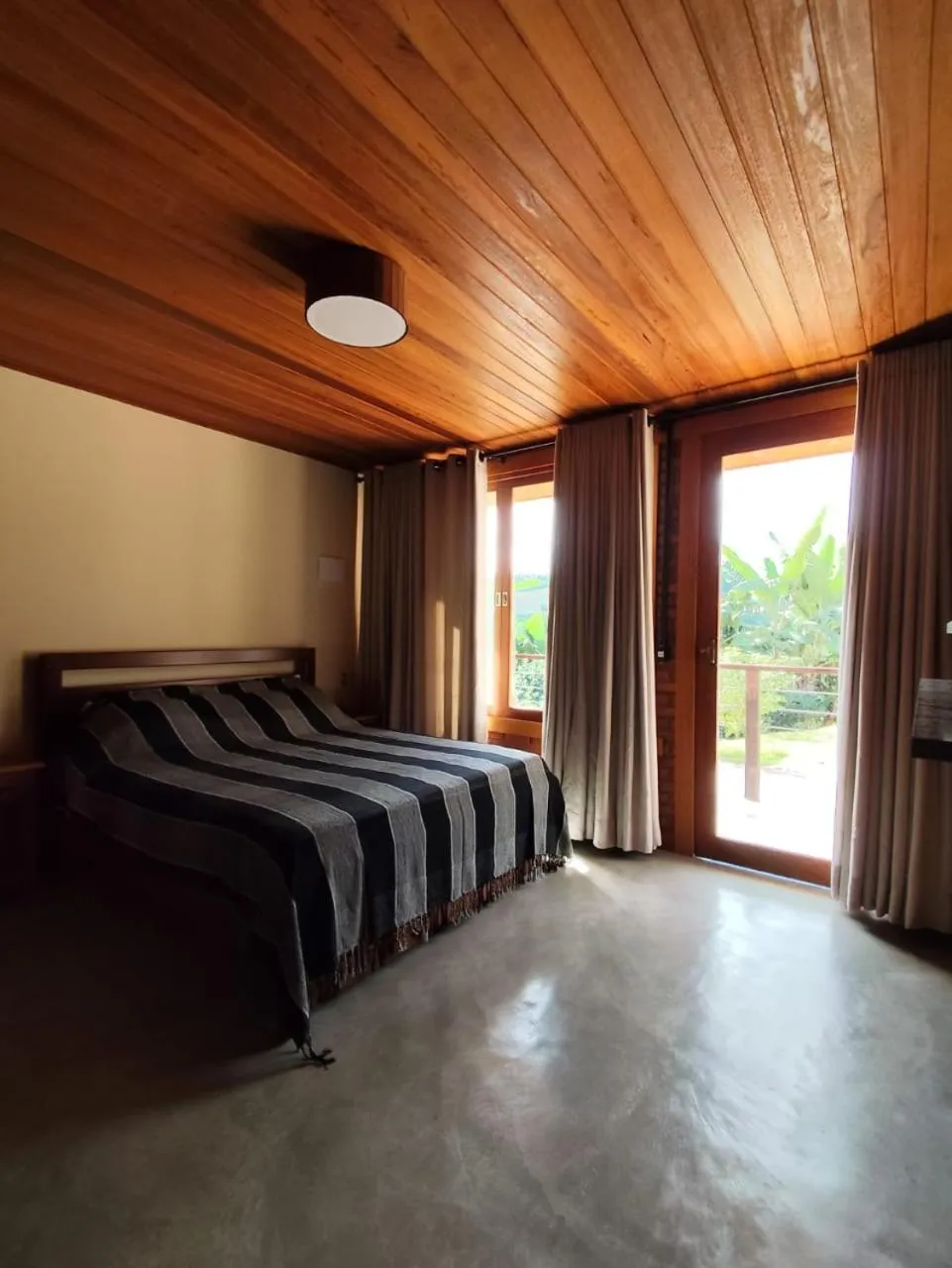 Bed in Pousada Café da Mata