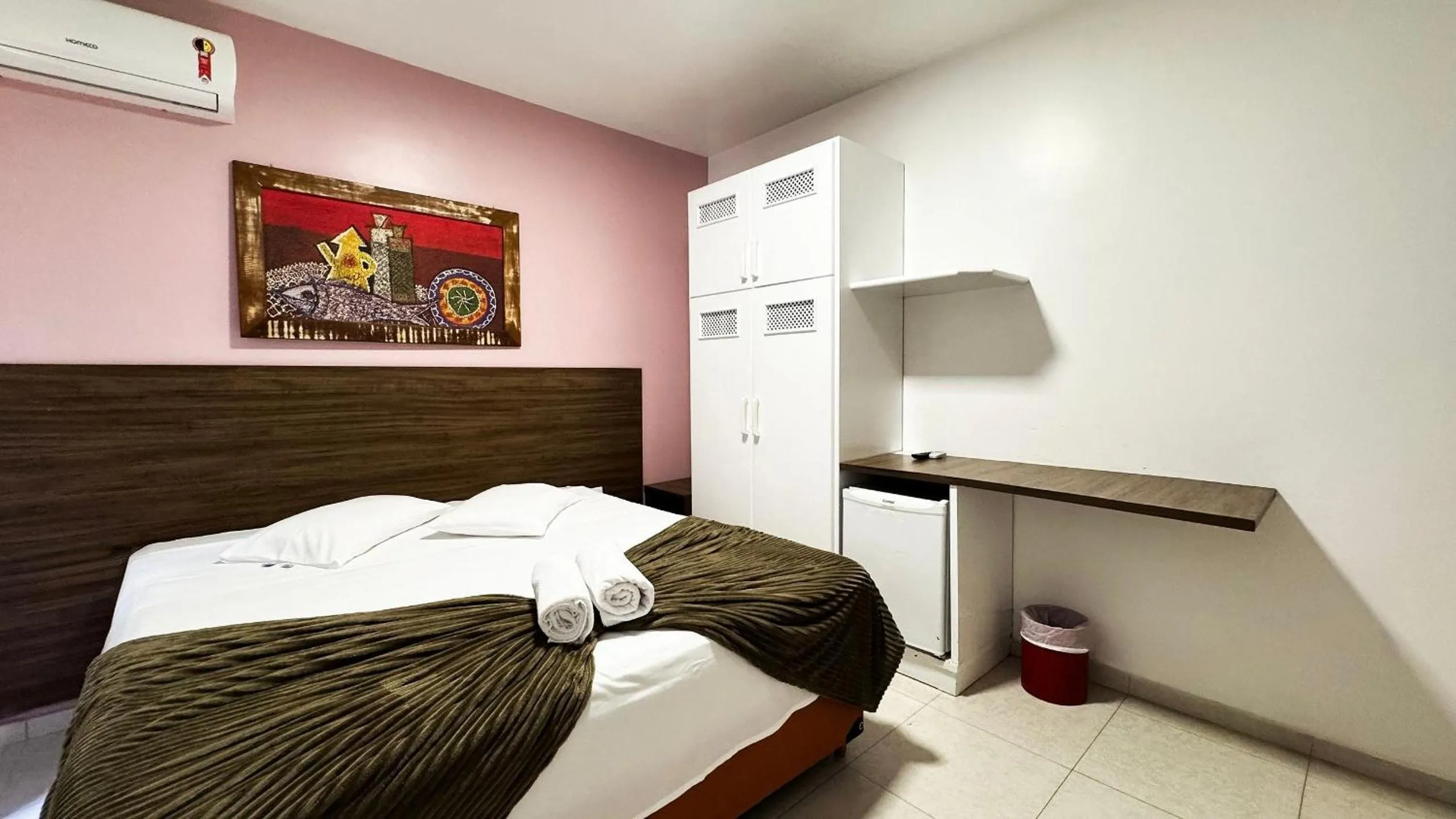 Bed in Pousada Bernúncia - Com café da Manhã, próximo a Praia Grande