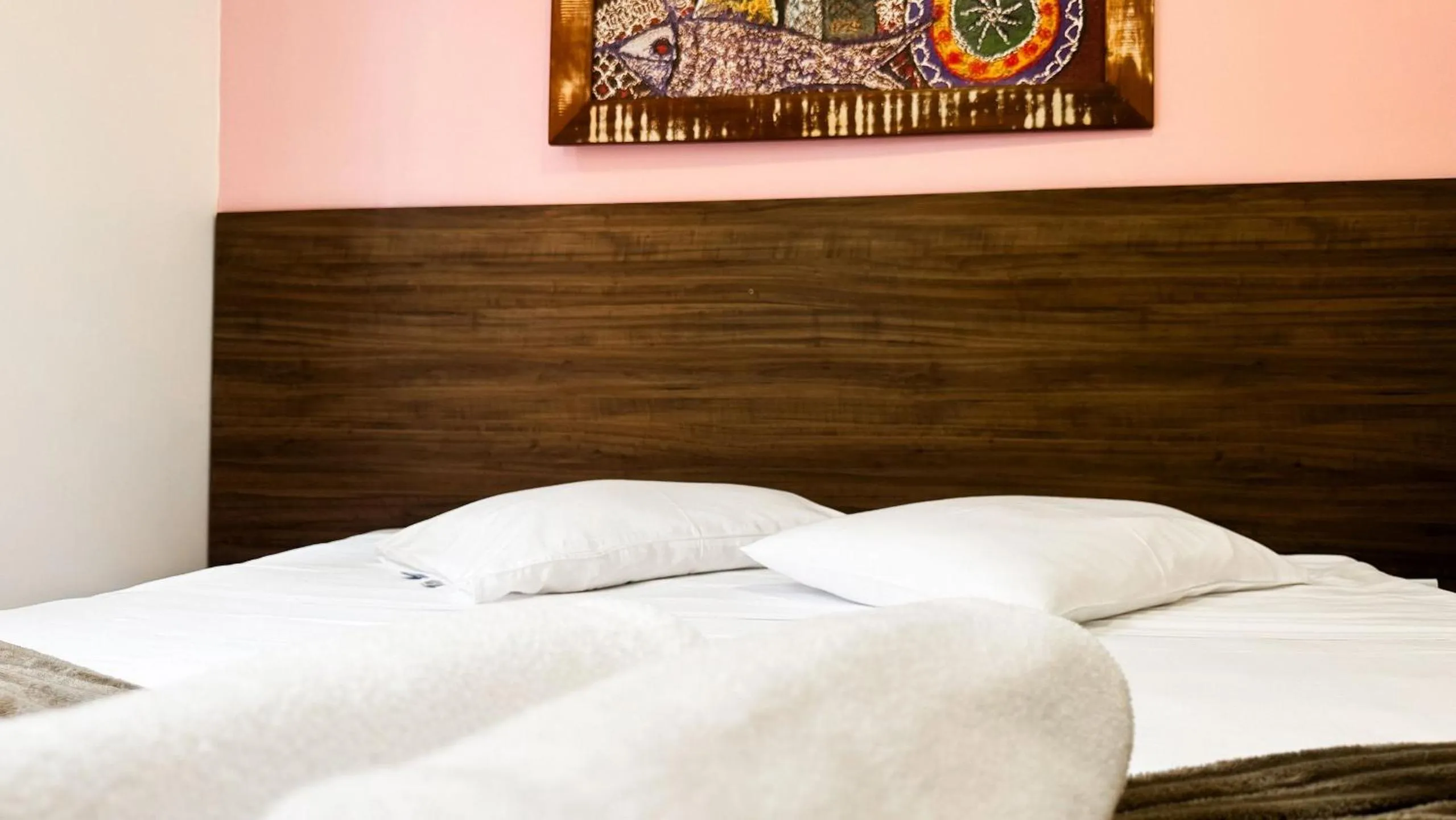 Bed in Pousada Bernúncia - Com café da Manhã, próximo a Praia Grande