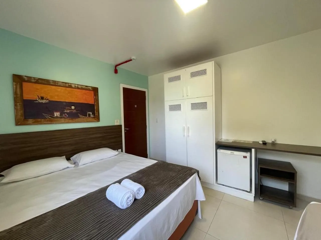 Bed in Pousada Bernúncia - Com café da Manhã, próximo a Praia Grande