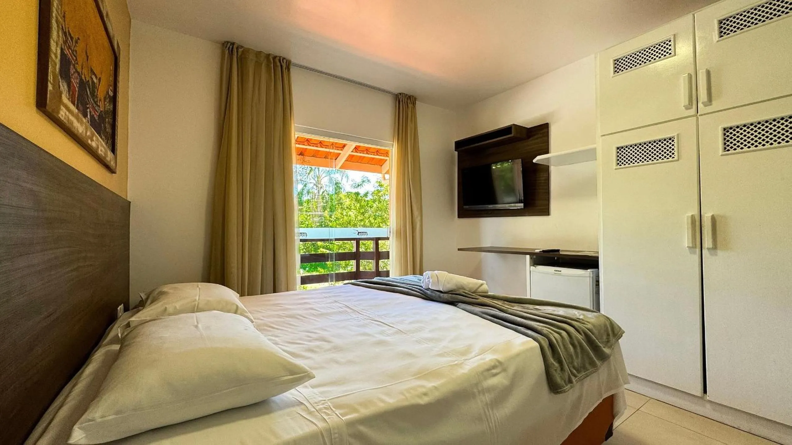 Bed in Pousada Bernúncia - Com café da Manhã, próximo a Praia Grande