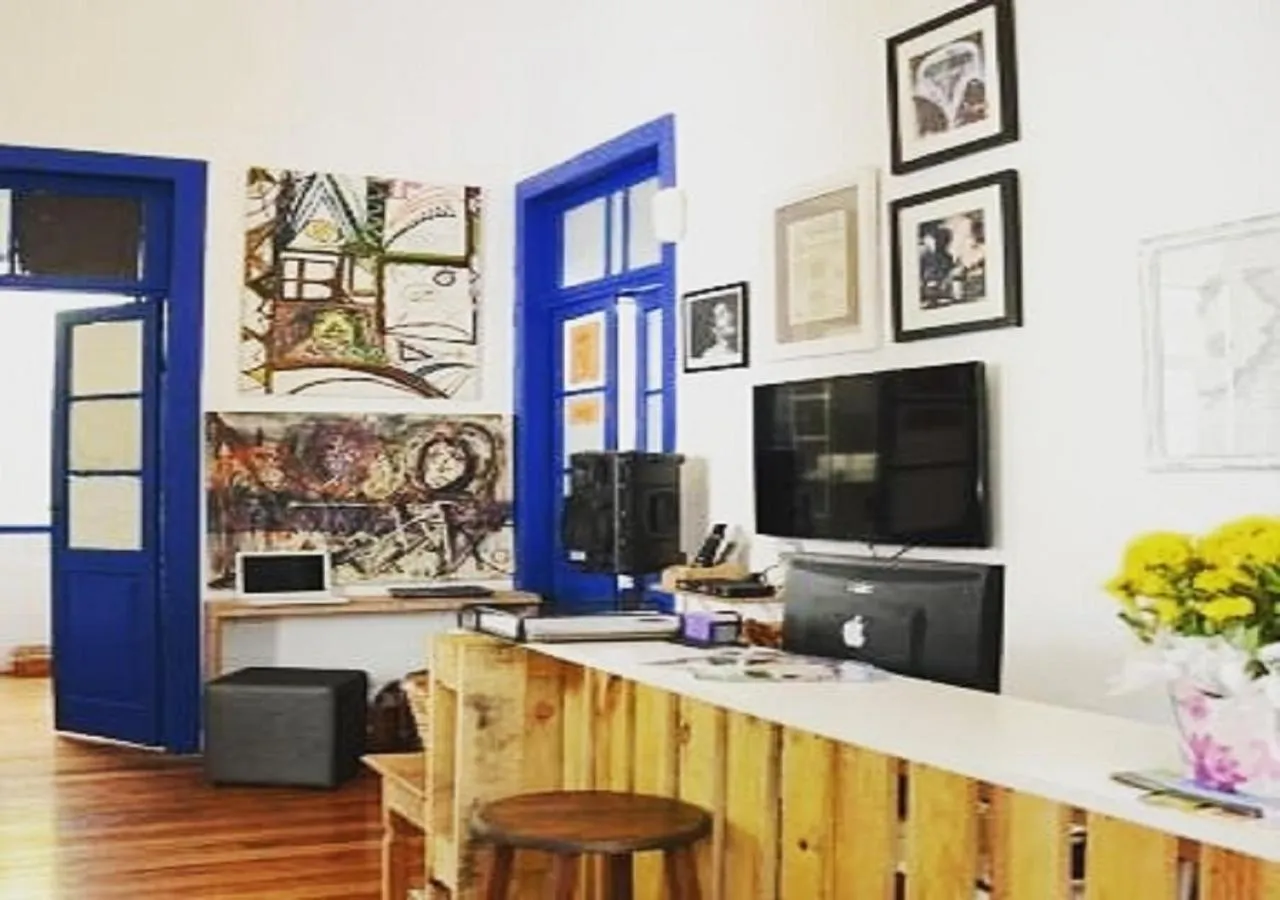 Lobby or reception in Brasileranza Hostel