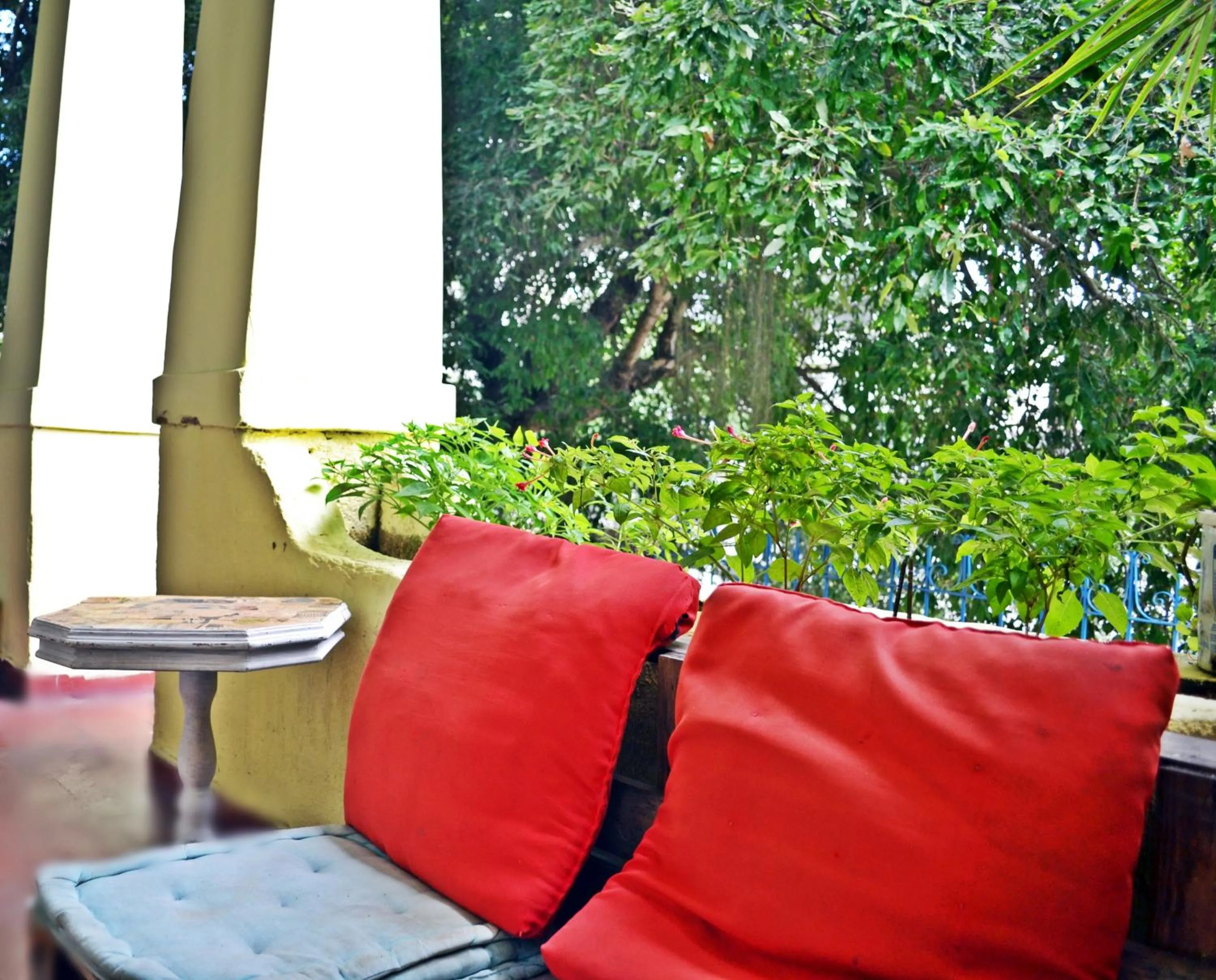 Seating area in Brasileranza Hostel