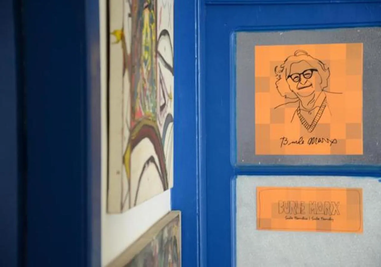 Decorative detail in Brasileranza Hostel