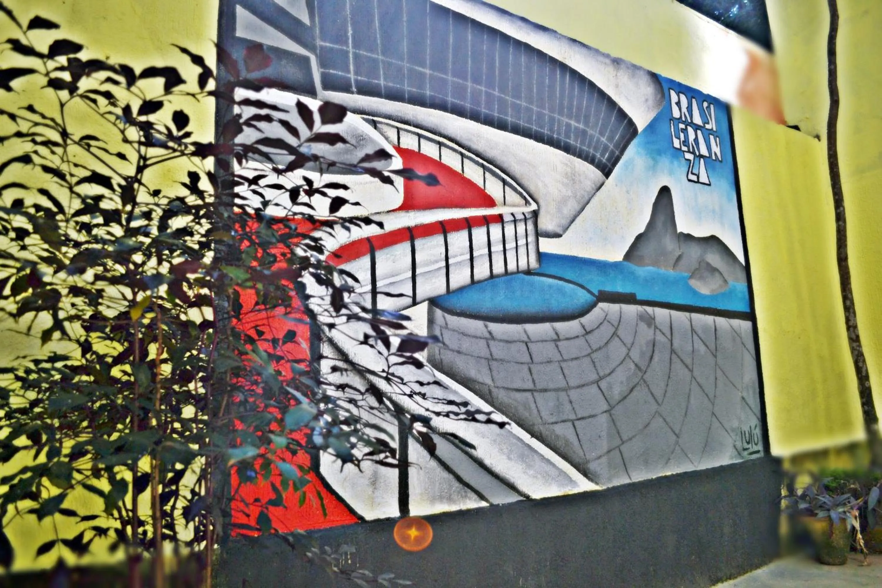 Seating area in Brasileranza Hostel