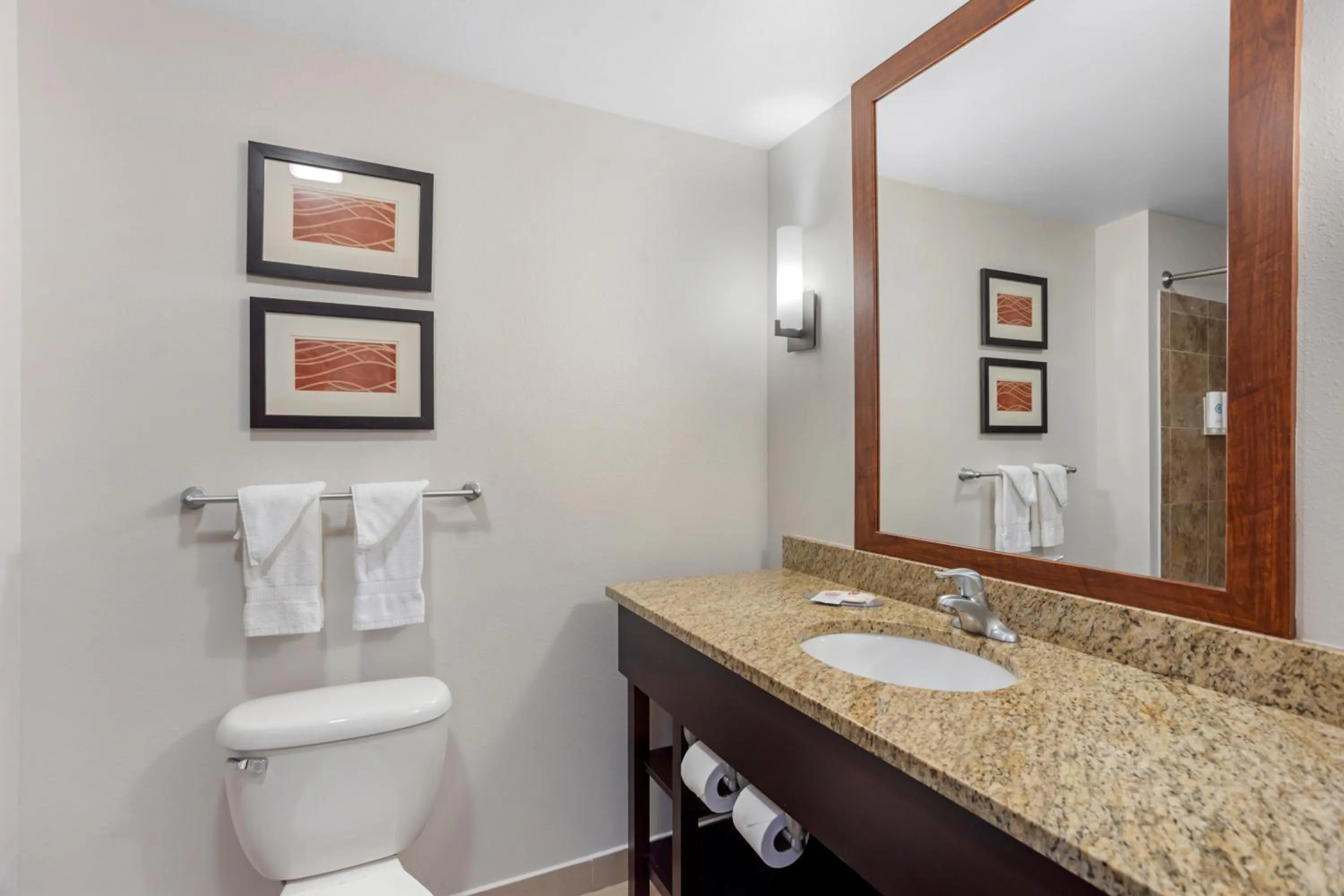Toilet in Comfort Inn & Suites Sayre