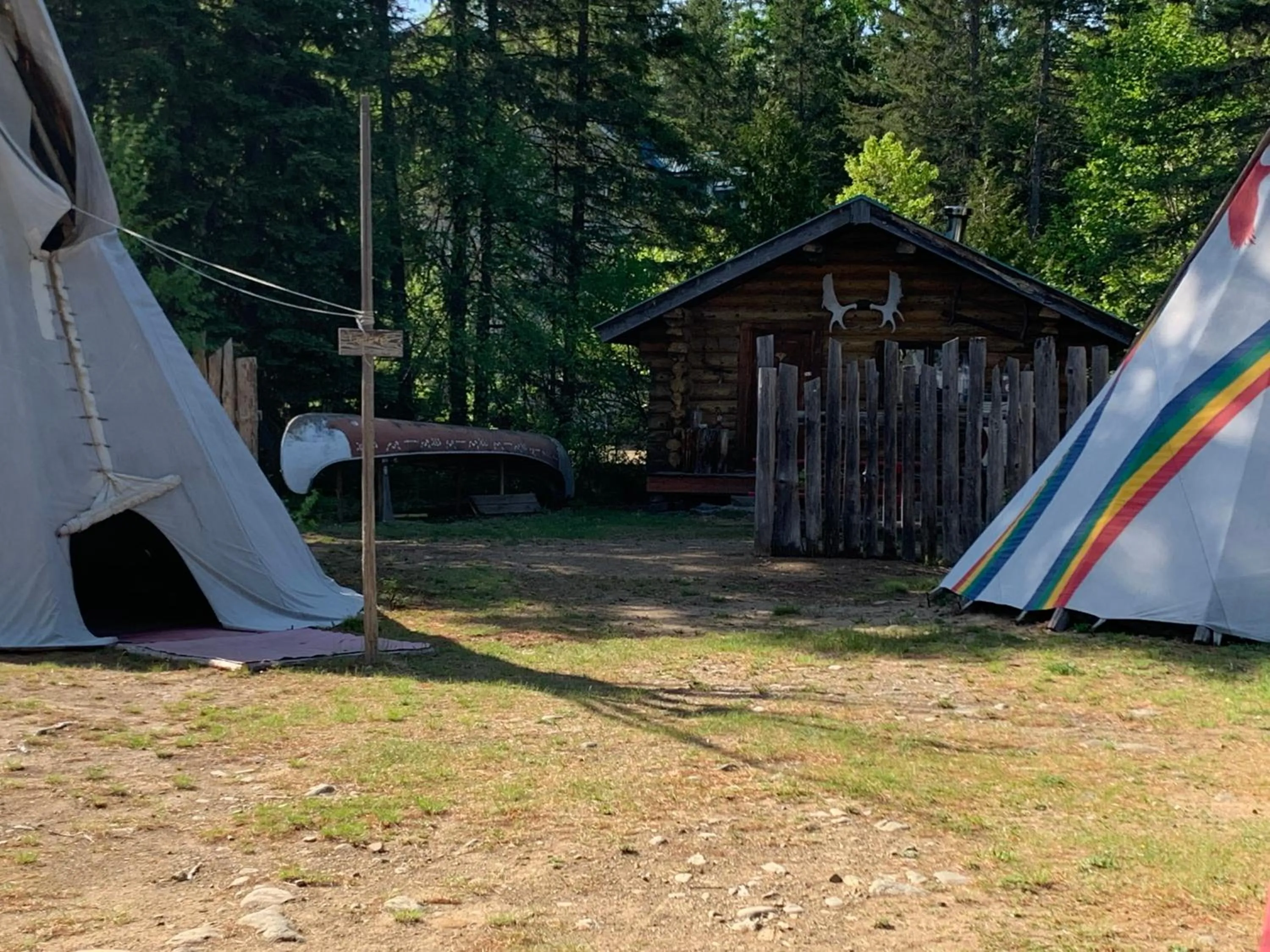 Natural landscape in L'Auberge Refuge du Trappeur