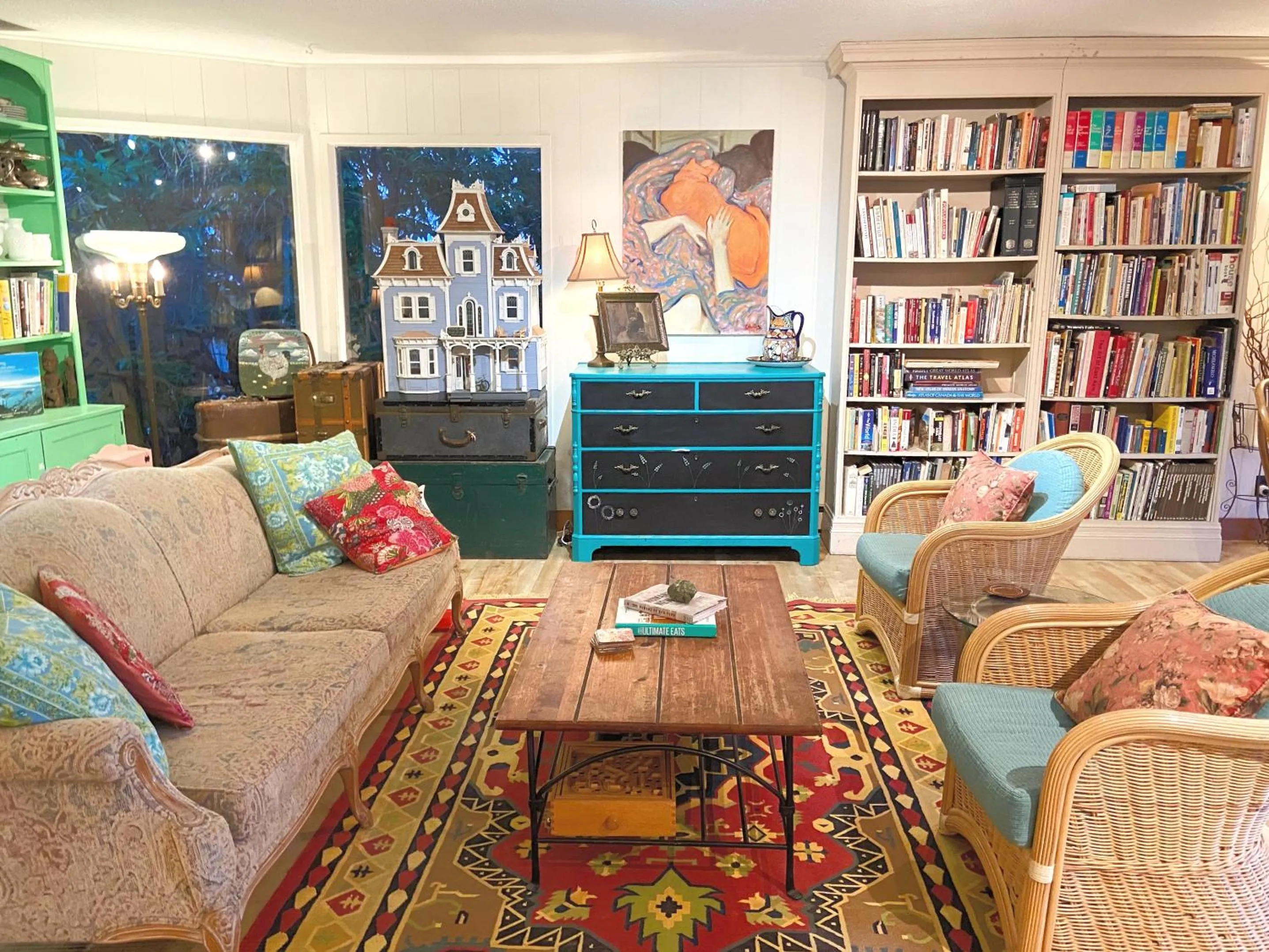 Living room in Wisteria Guest House