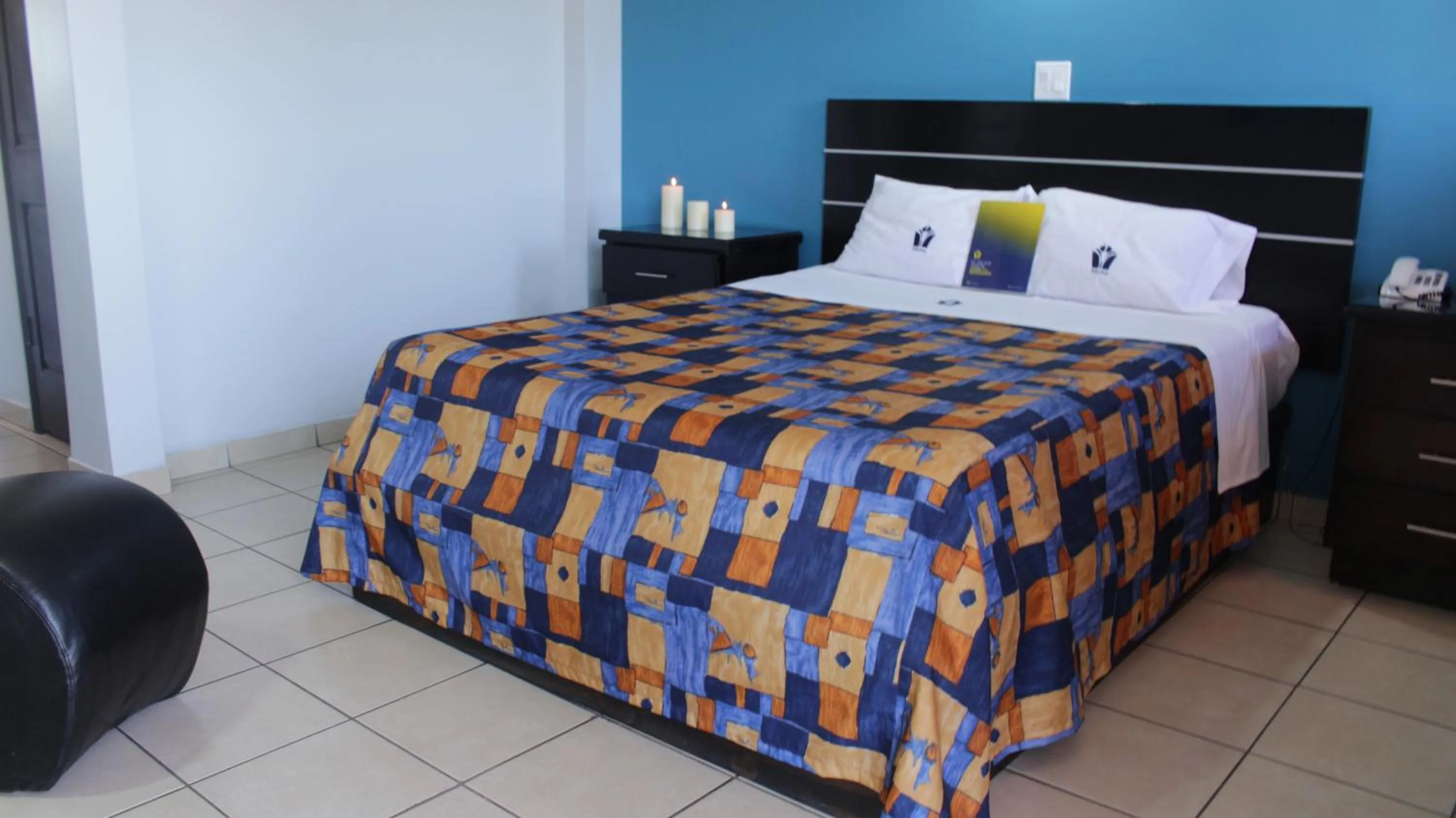 Bed in Motel Las Fuentes