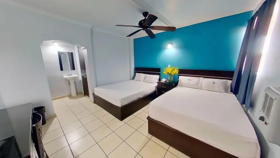 Bed in Motel Las Fuentes