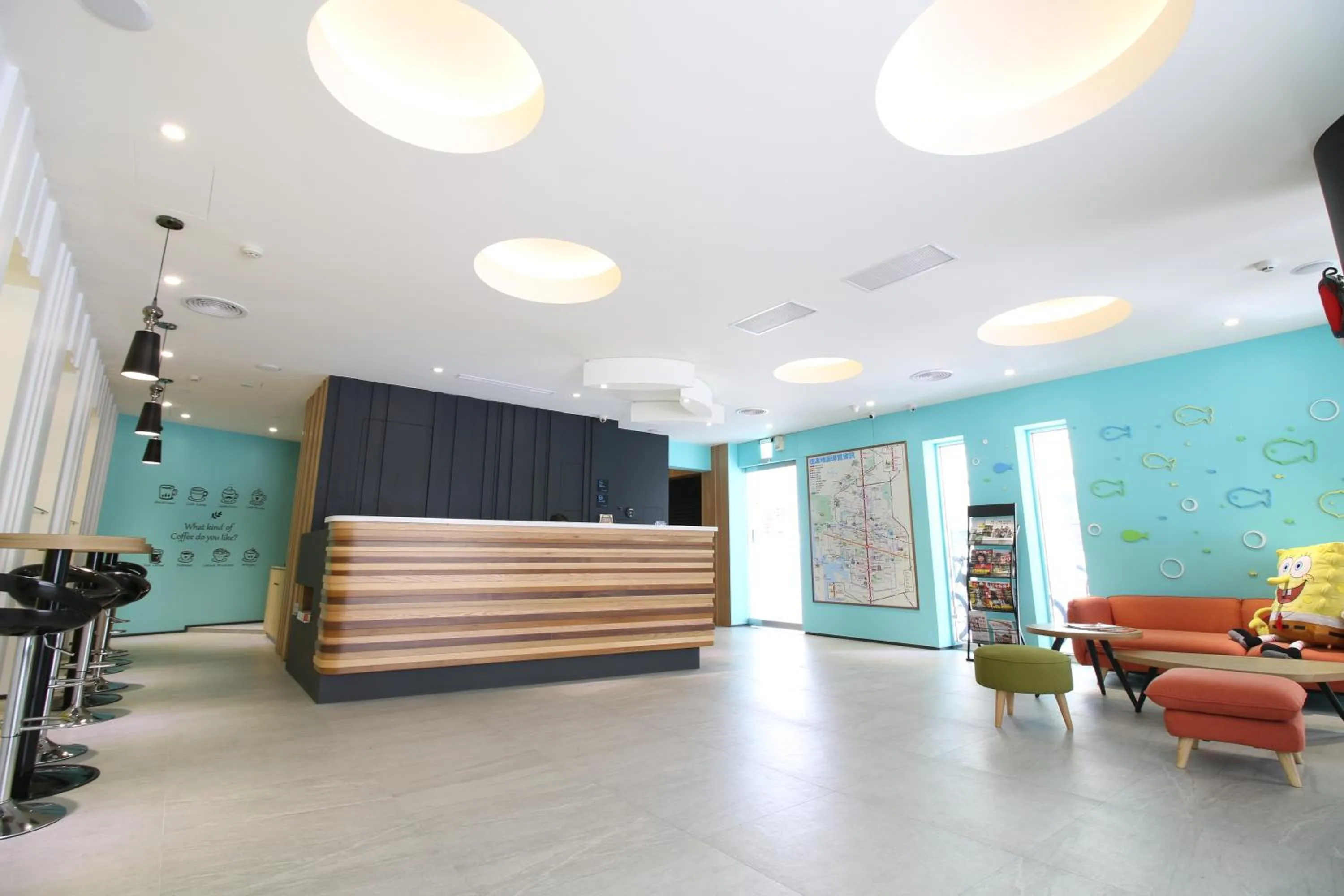 Lobby or reception in Blue Coast Hotel