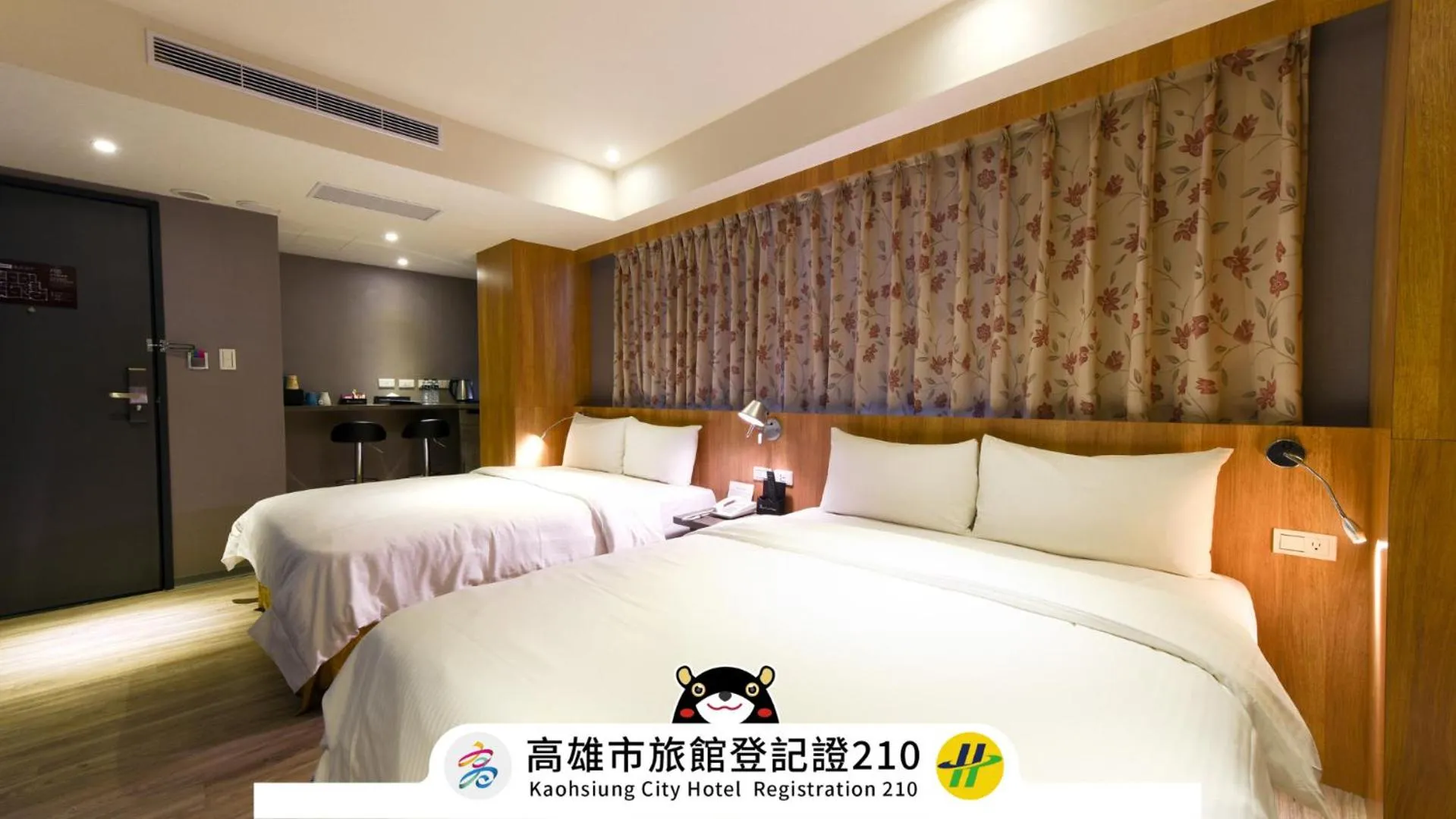 Bed in Blue Coast Hotel