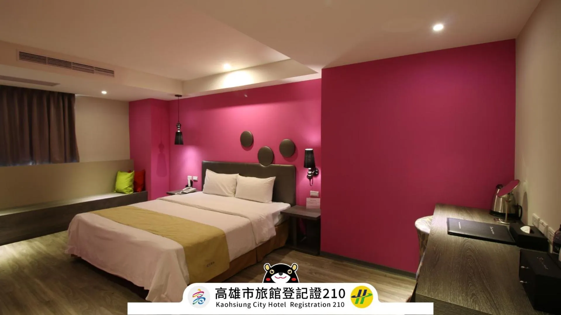 Bed in Blue Coast Hotel