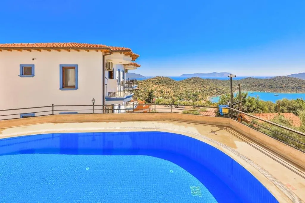 Pool view in Nirvana Apartments