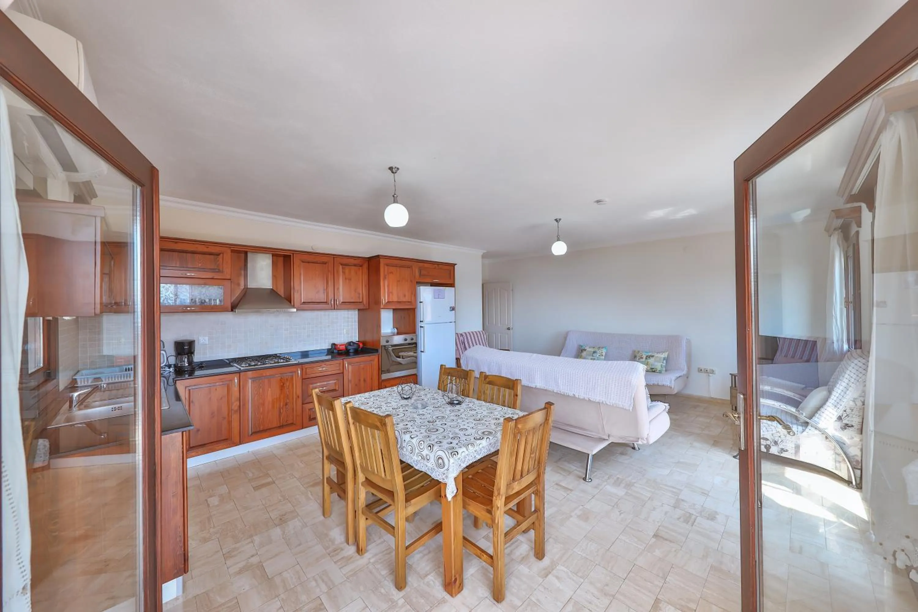 Dining area in Nirvana Apartments