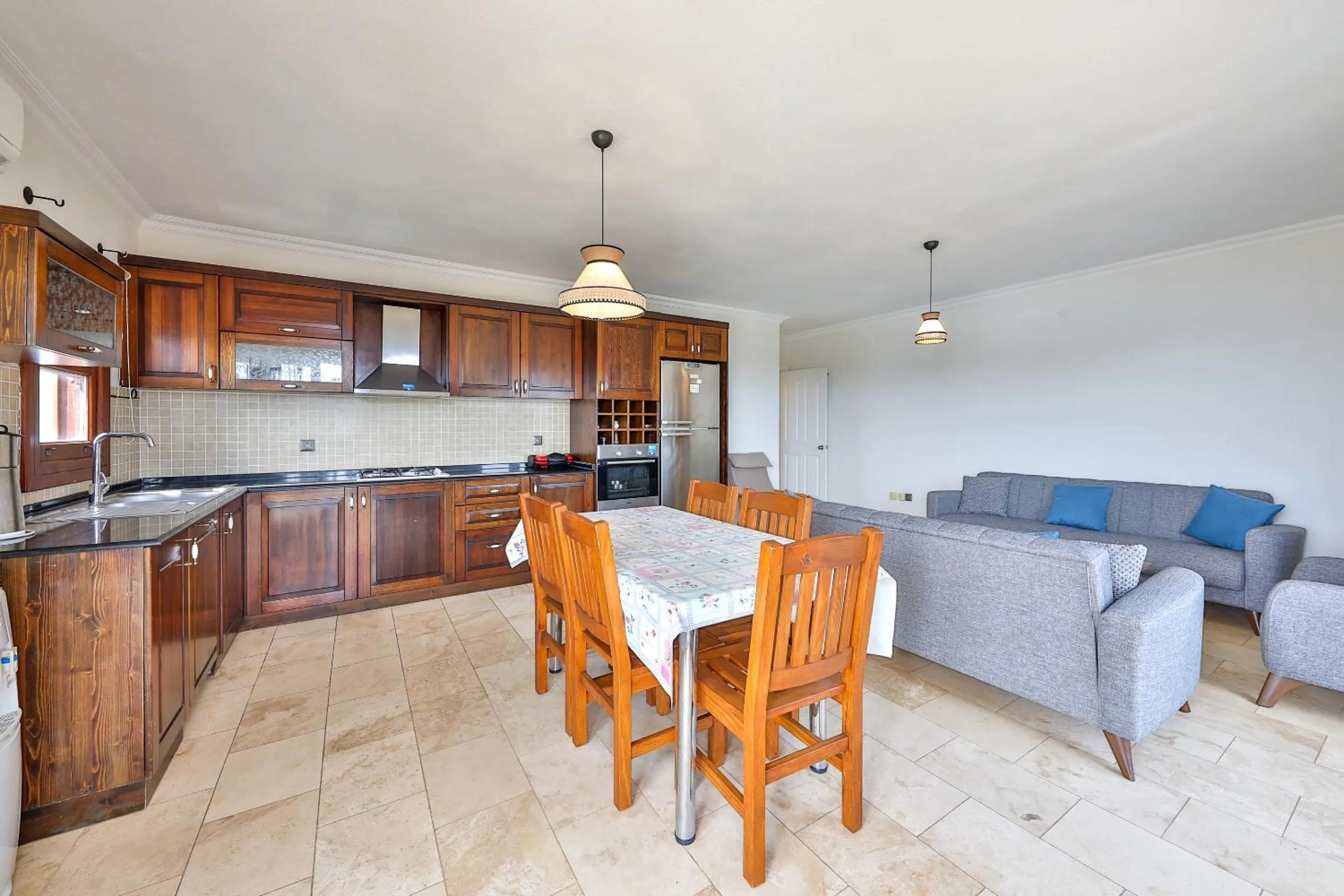 Dining area in Nirvana Apartments