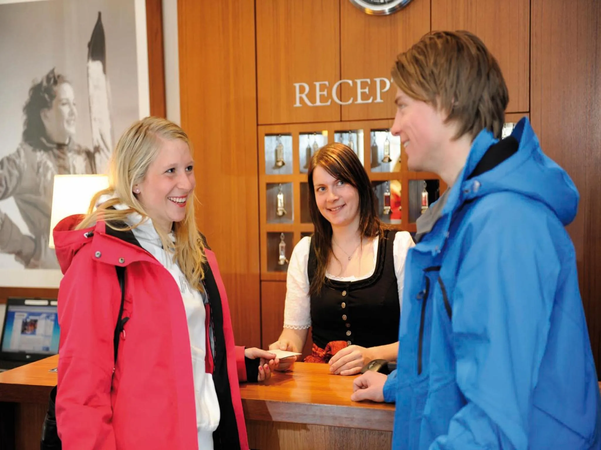 Lobby or reception in Hotel Post