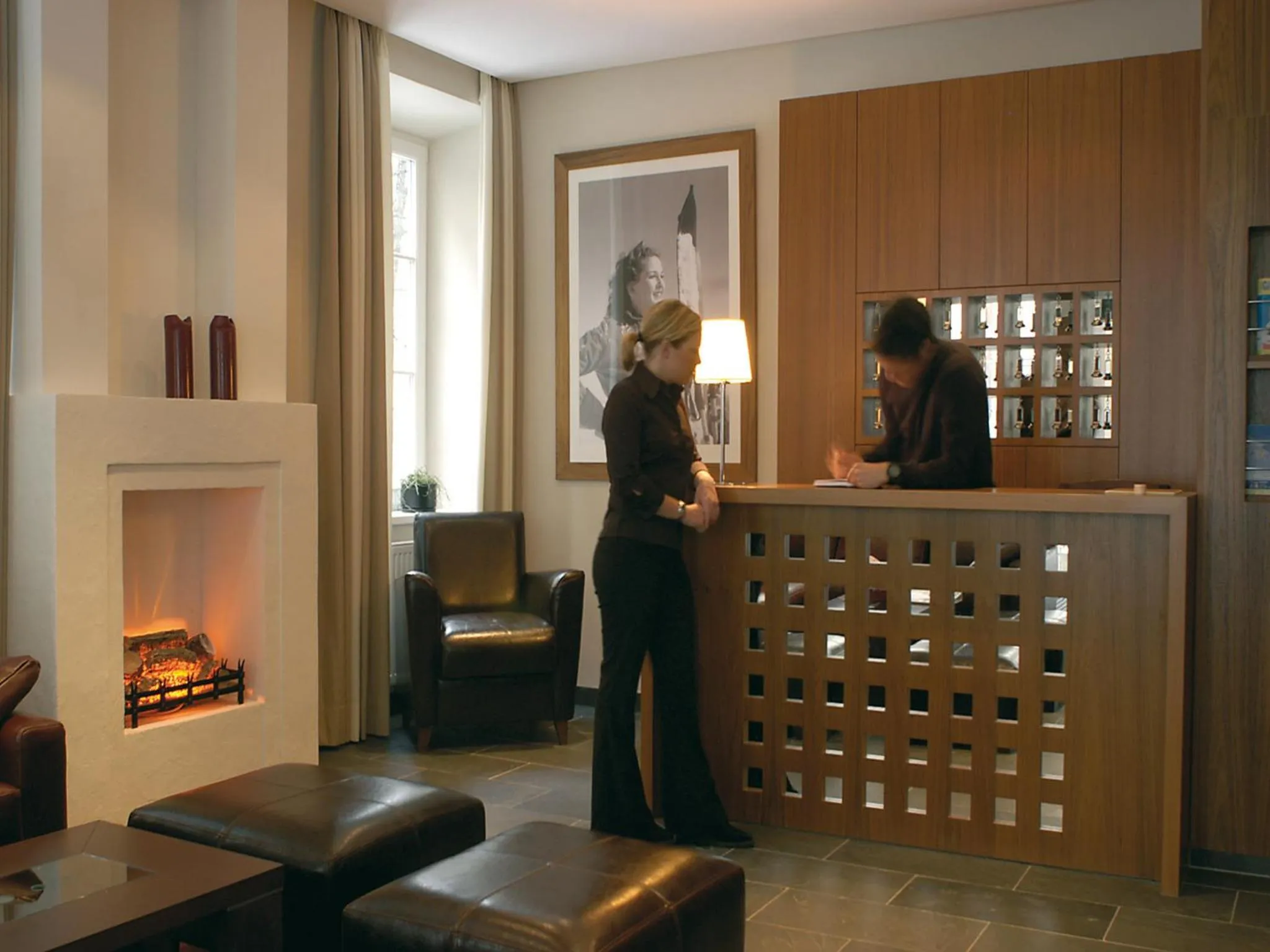 Lobby or reception in Hotel Post