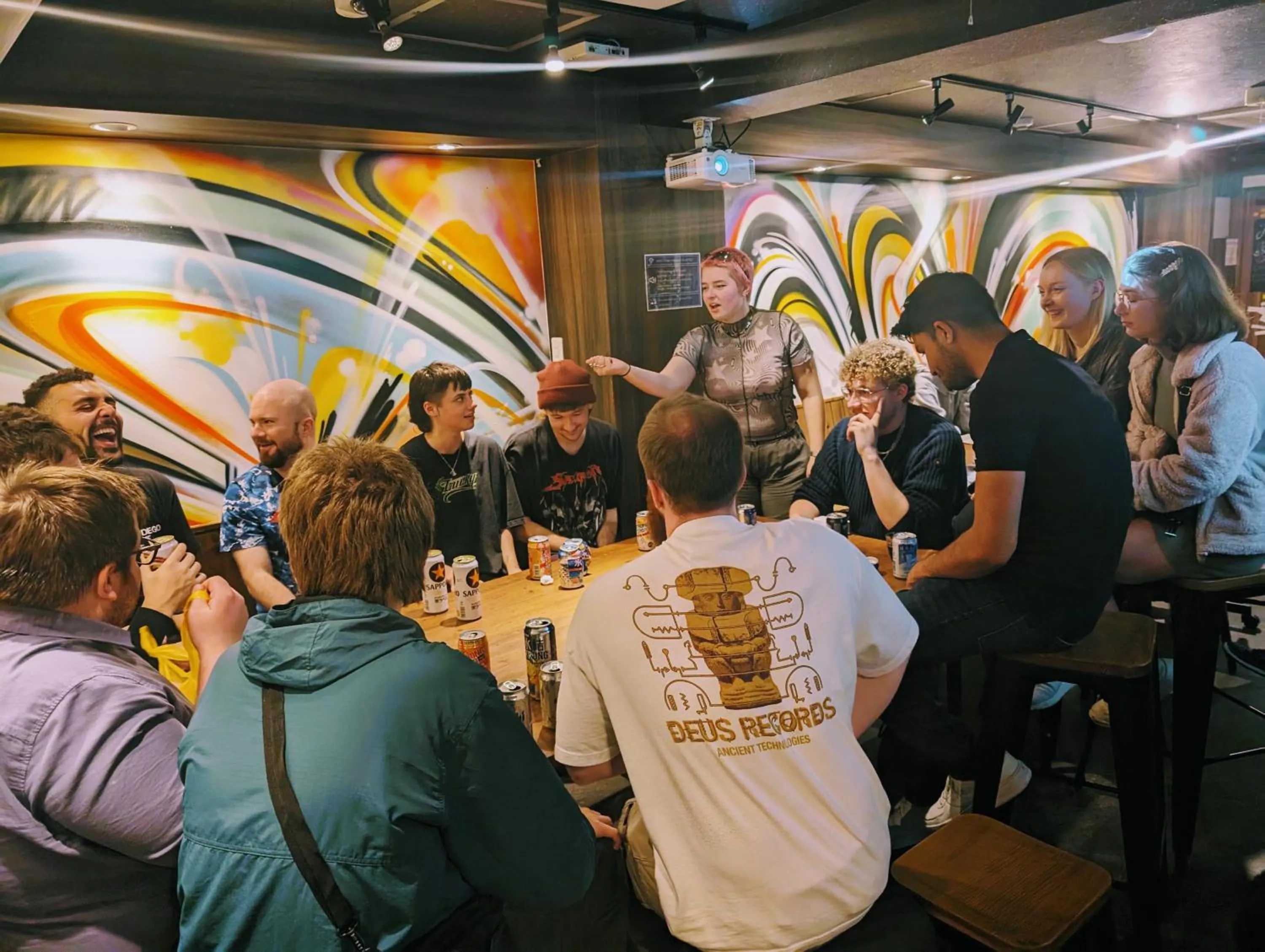 Living room in R Hostel Namba south